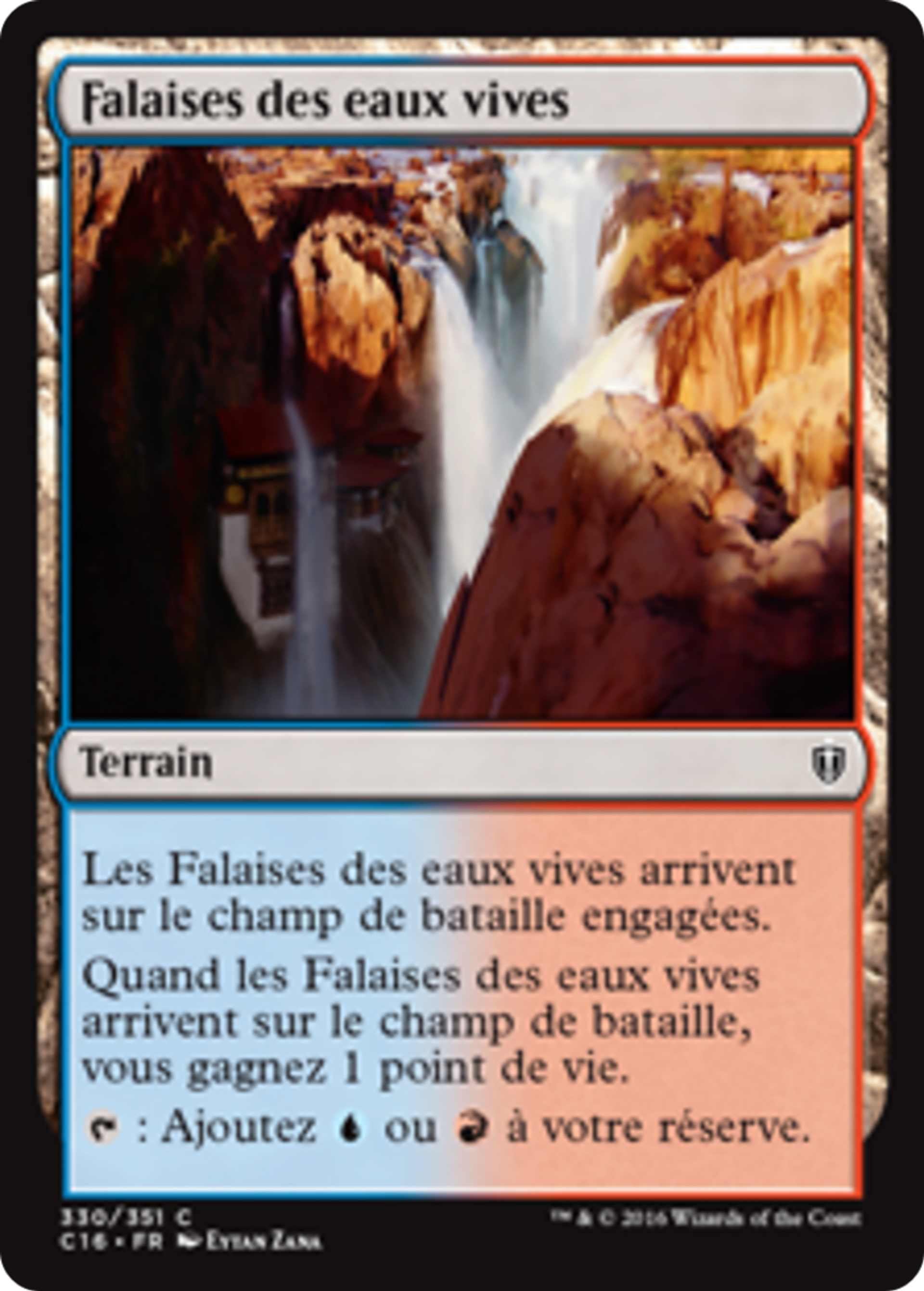 Falaises des eaux vives — Commander 2016 — Magic: The Gathering
