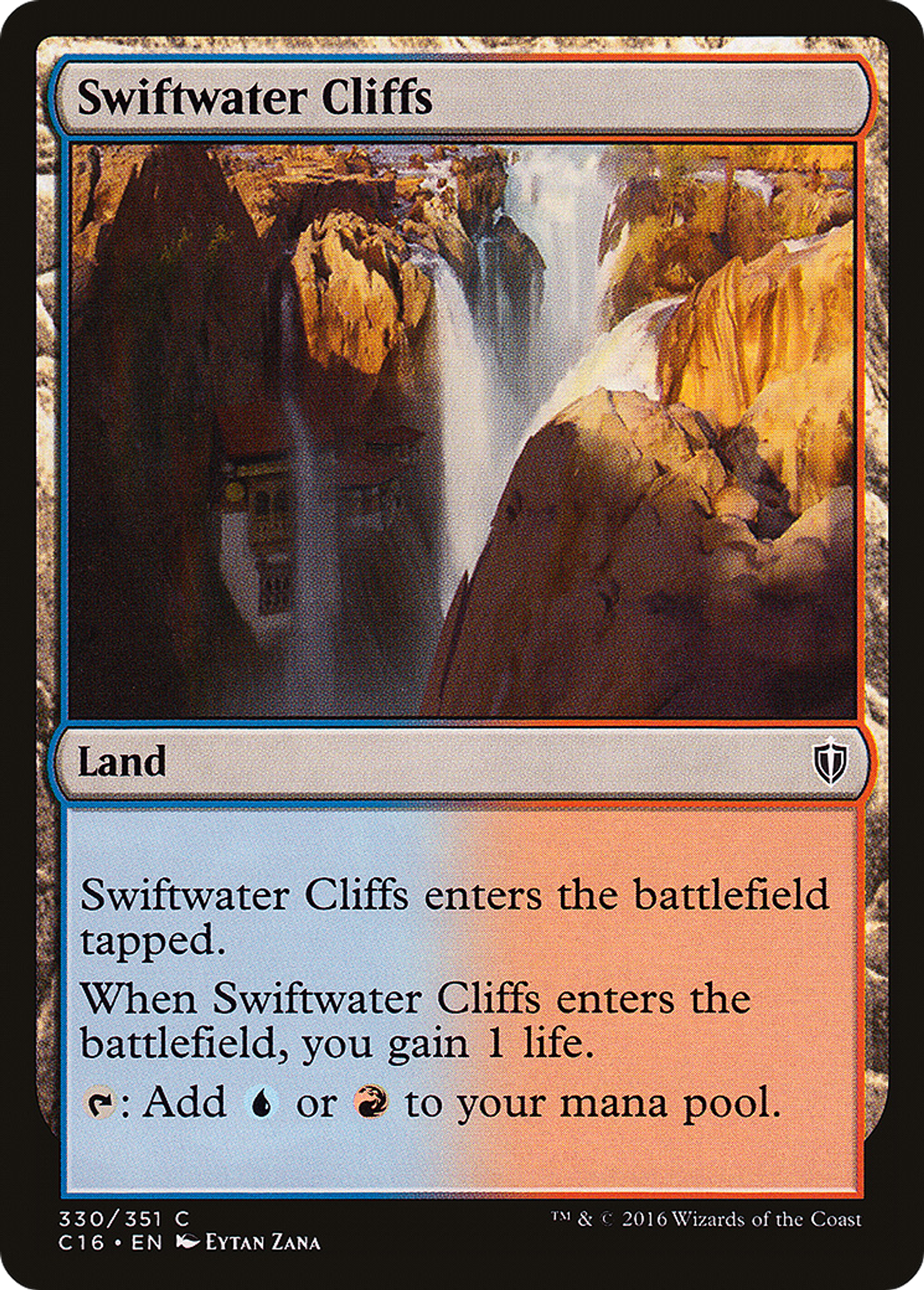 Swiftwater Cliffs — Commander 2016 — Magic: The Gathering