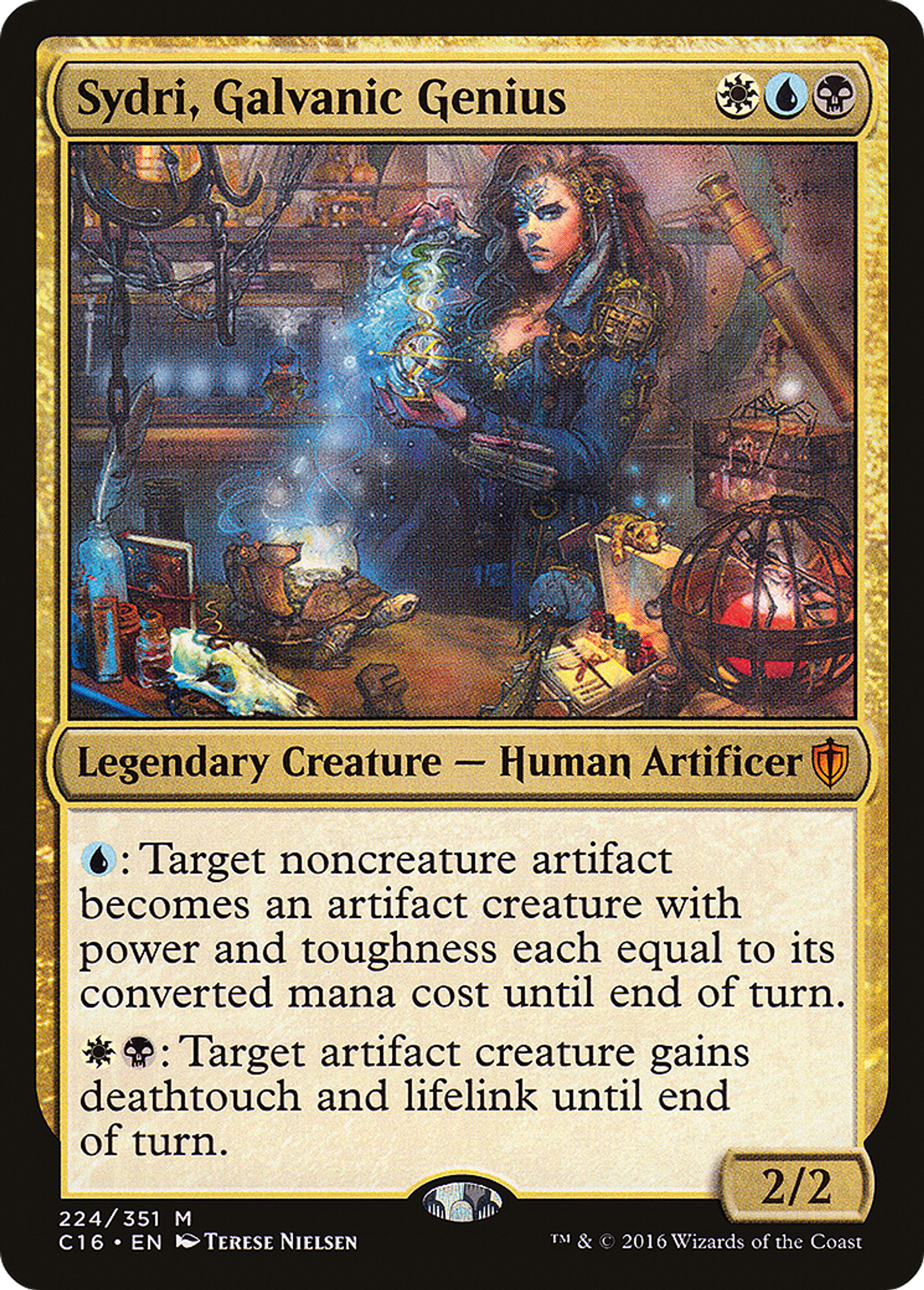 Sydri, Galvanic Genius — Commander 2016 — Magic: The Gathering