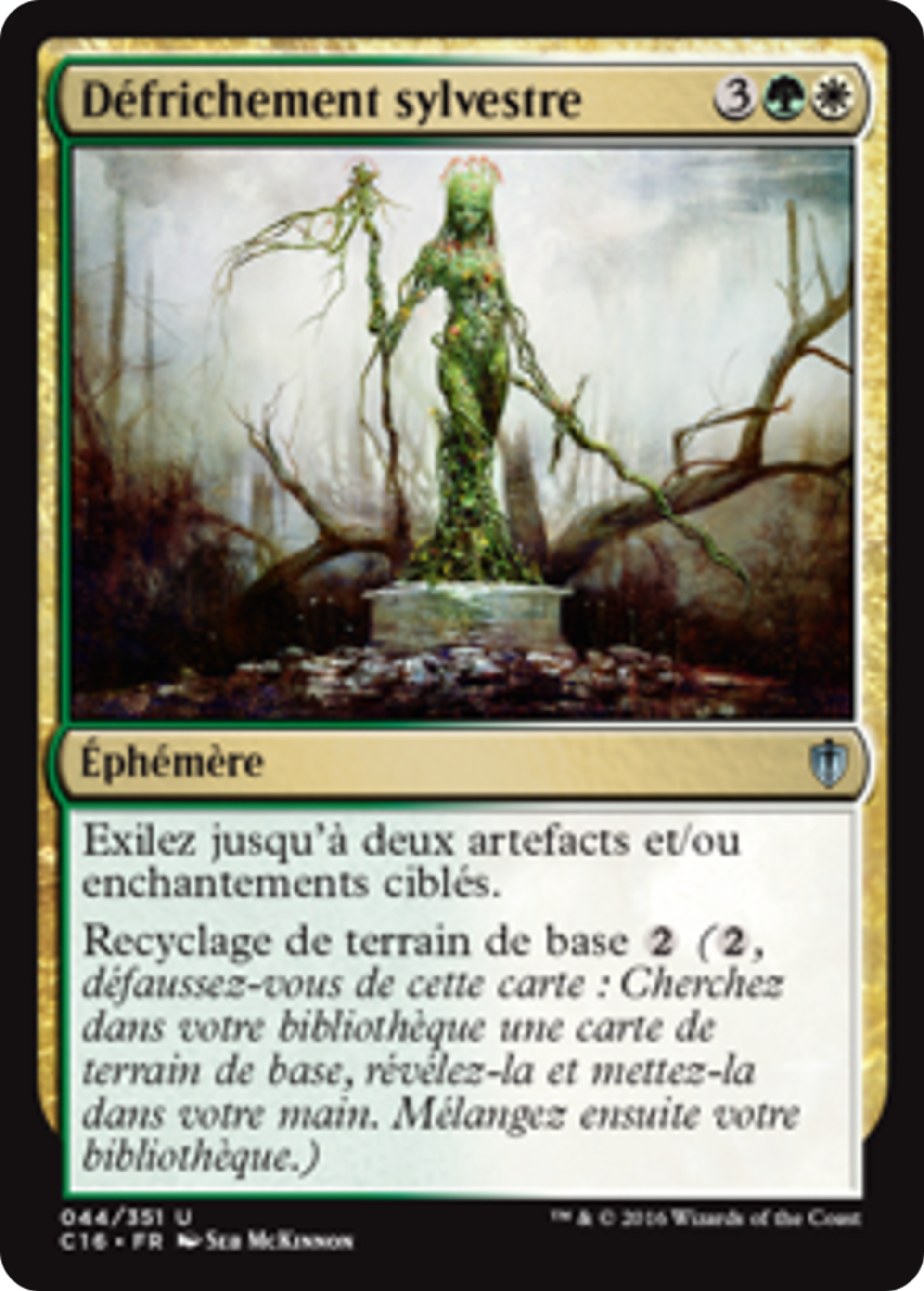 Défrichement sylvestre — Commander 2016 — Magic: The Gathering