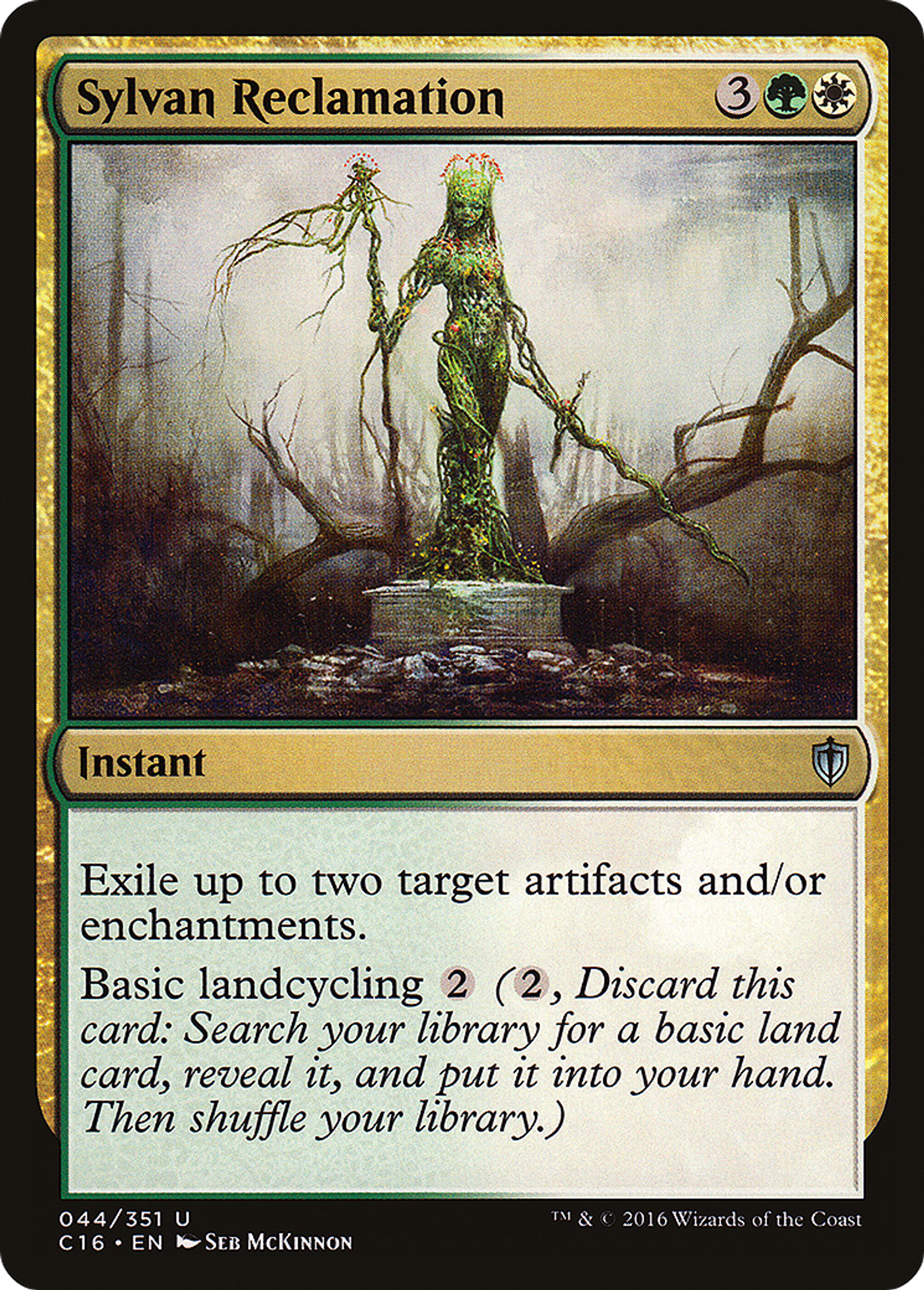 Sylvan Reclamation — Commander 2016 — Magic: The Gathering