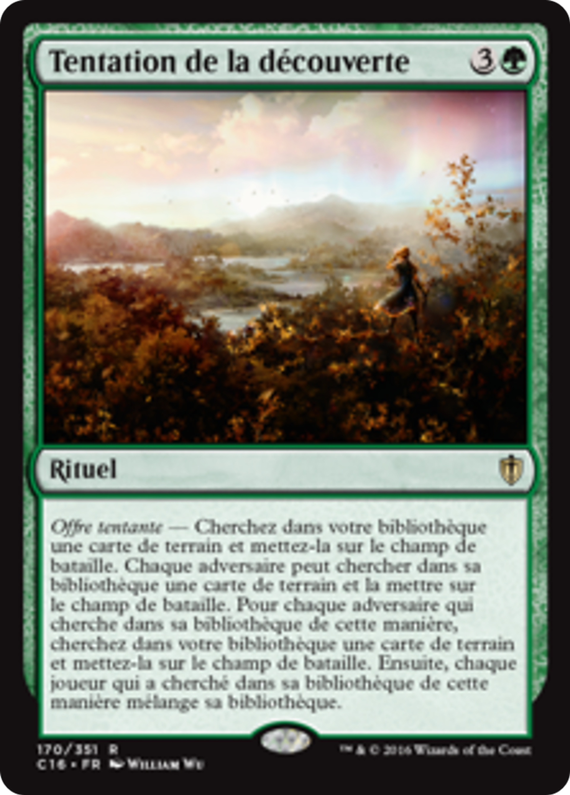Tentation de la découverte — Commander 2016 — Magic: The Gathering