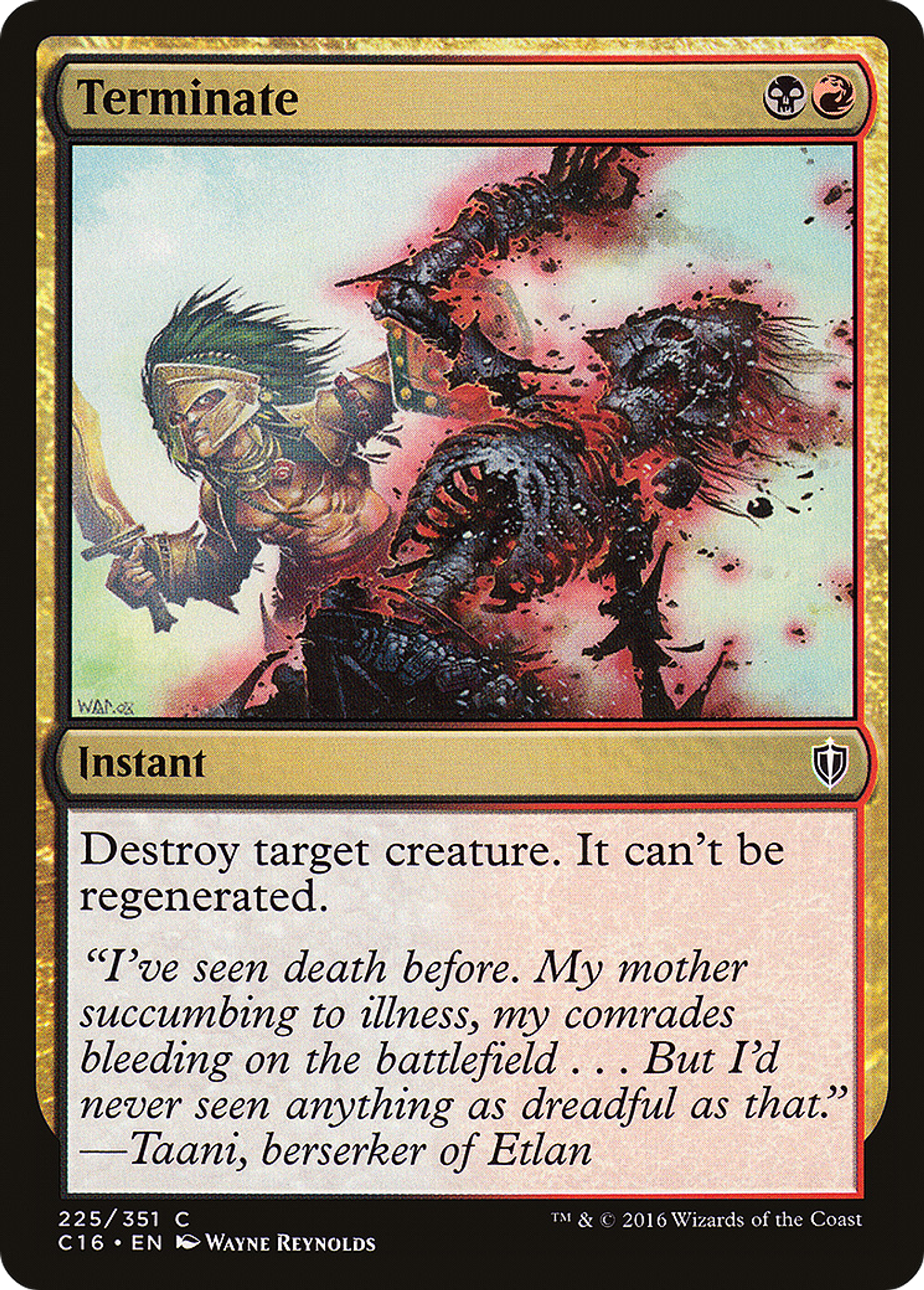 Terminate — Commander 2016 — Magic: The Gathering