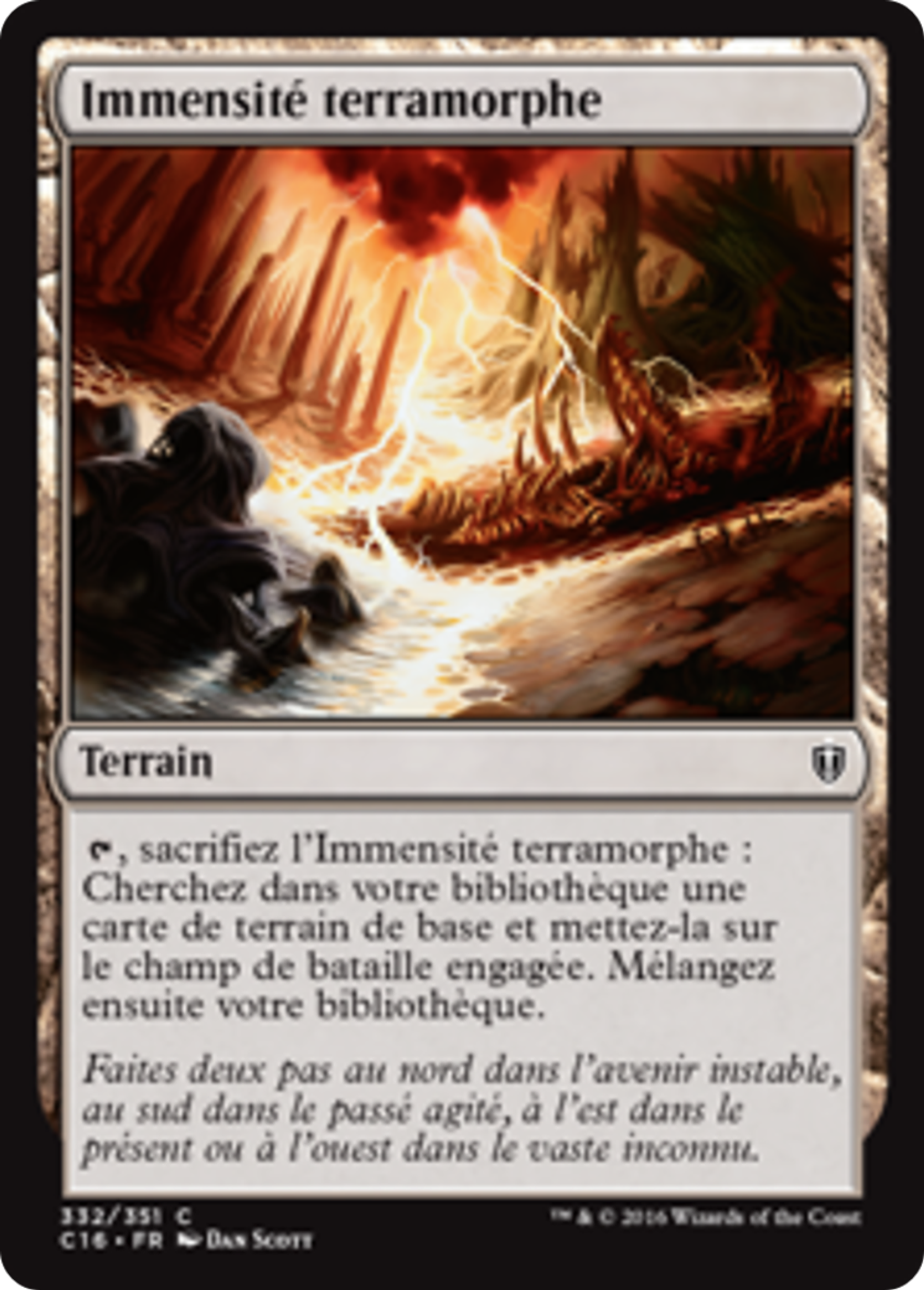 Immensité terramorphe — Commander 2016 — Magic: The Gathering