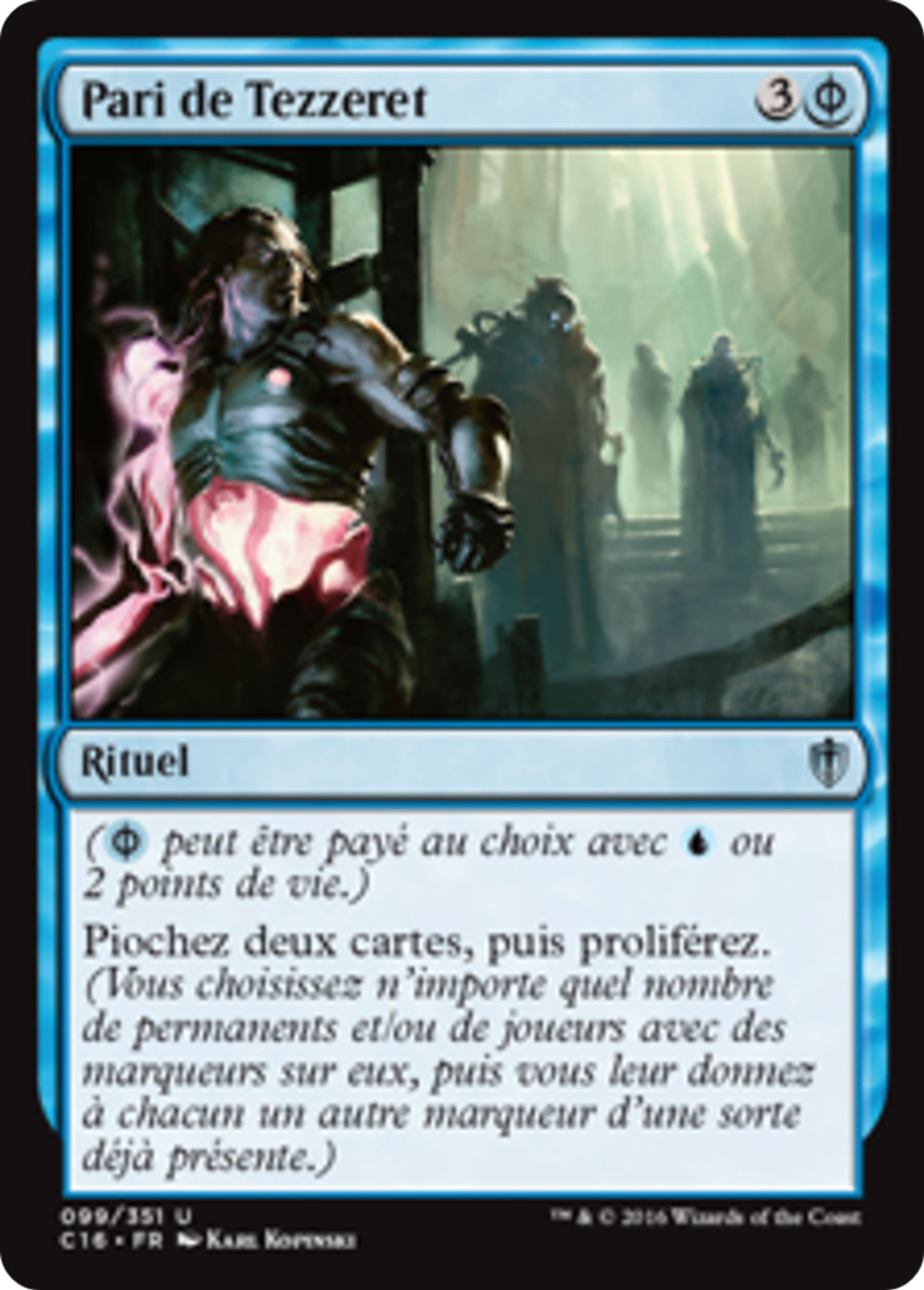 Pari de Tezzeret — Commander 2016 — Magic: The Gathering