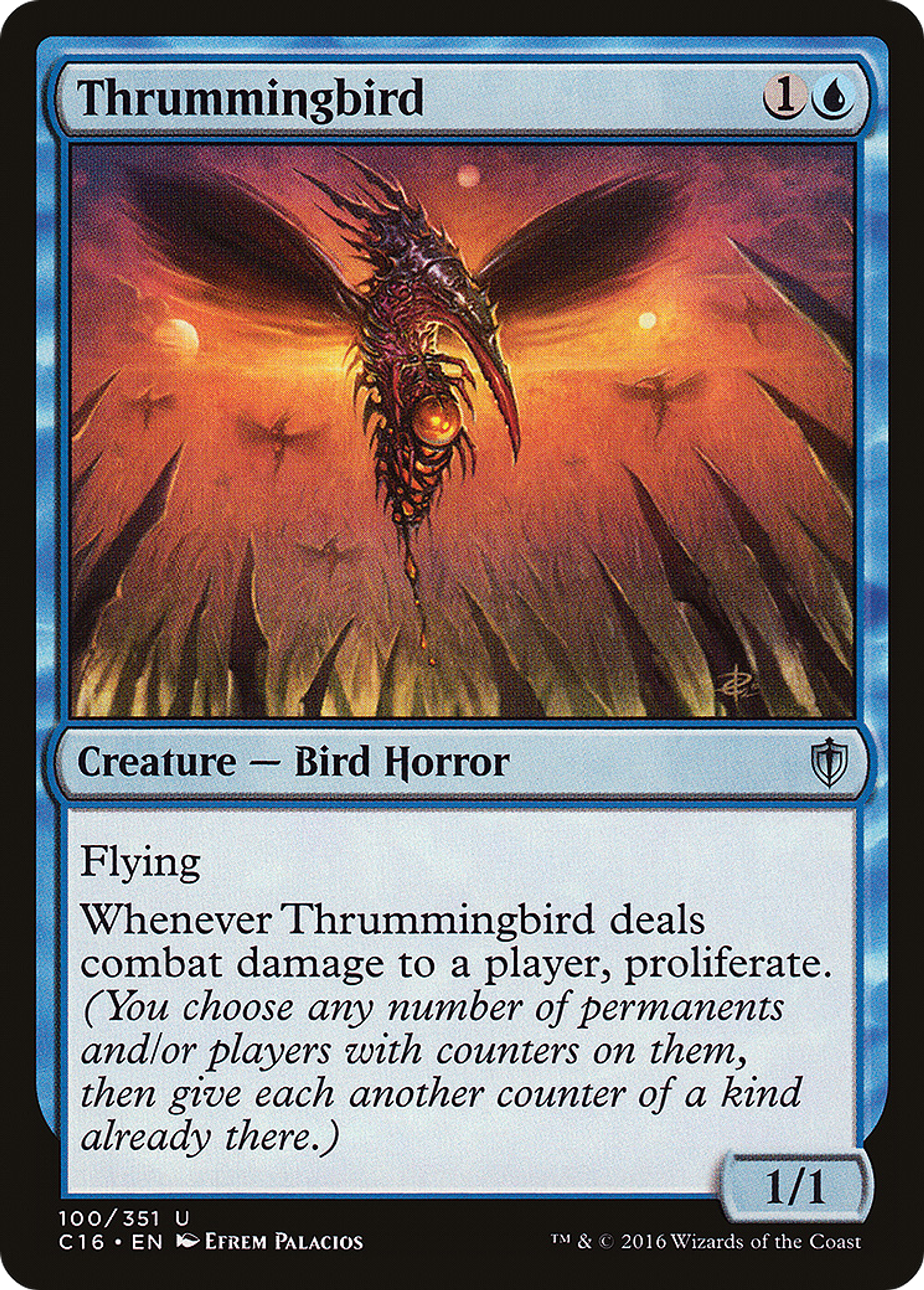 Thrummingbird — Commander 2016 — Magic: The Gathering