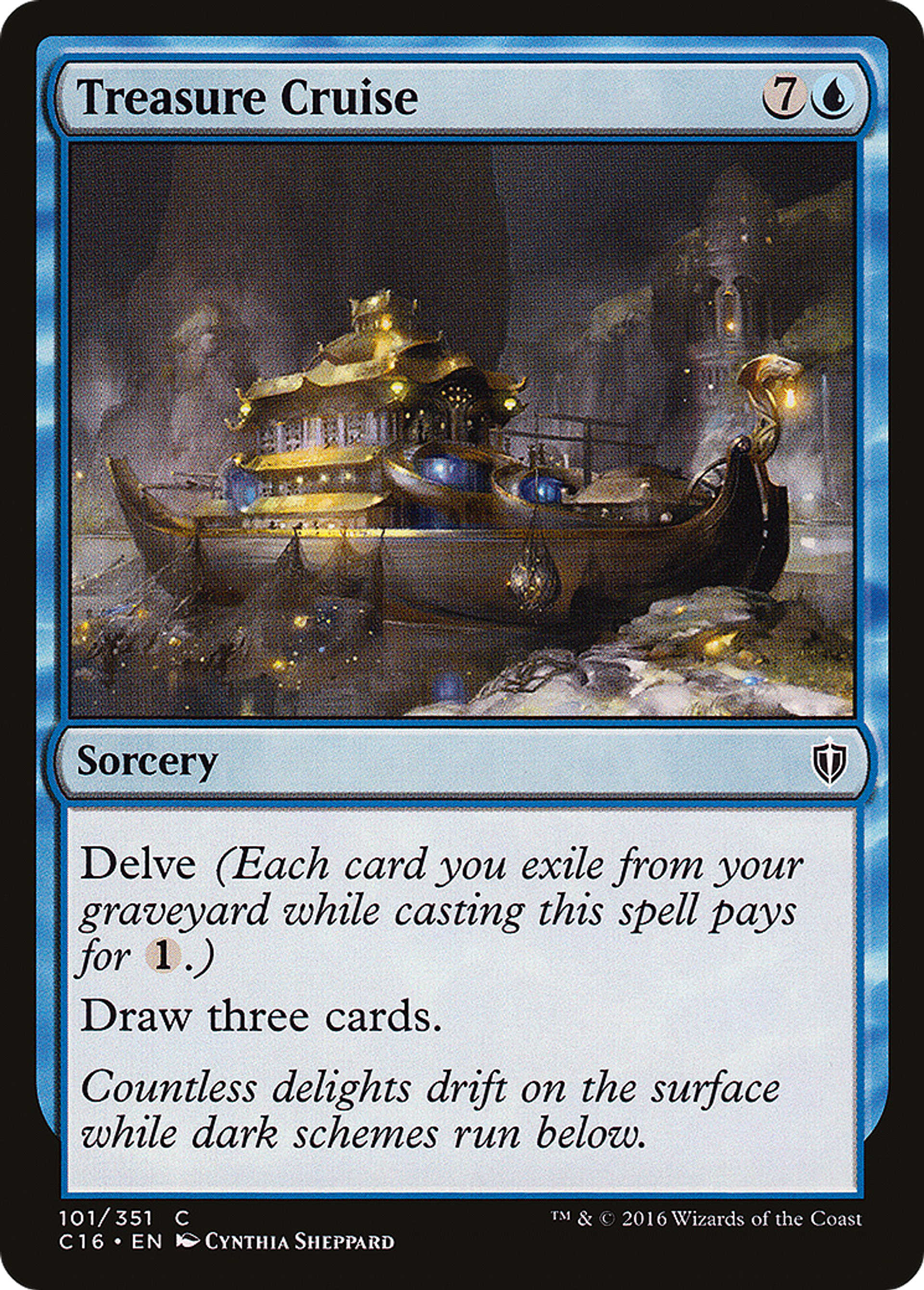 Treasure Cruise — Commander 2016 — Magic: The Gathering