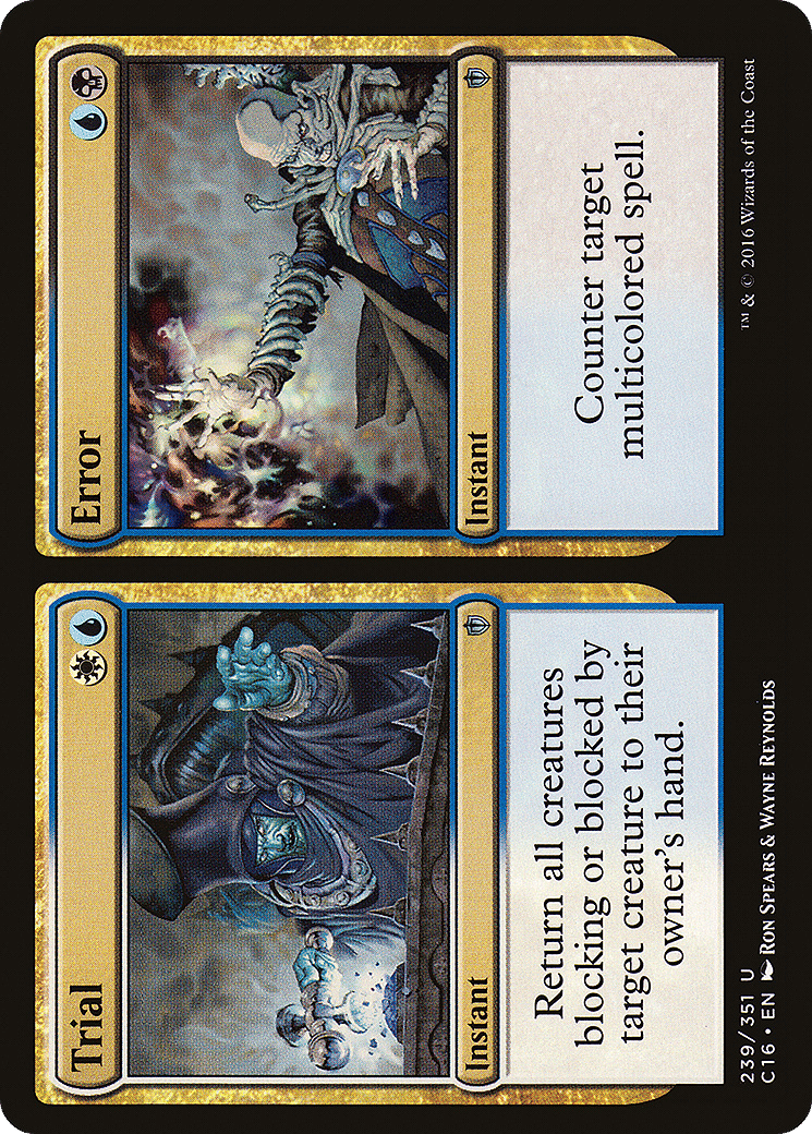 Trial // Error — Commander 2016 — Magic: The Gathering
