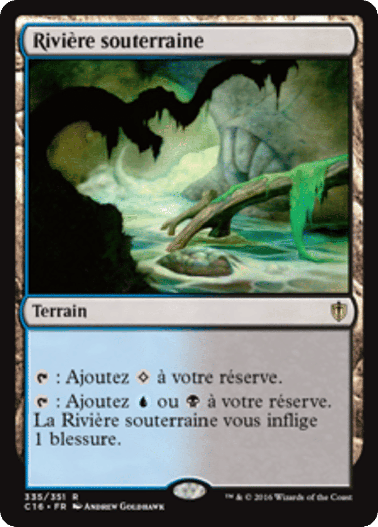 Rivière souterraine — Commander 2016 — Magic: The Gathering