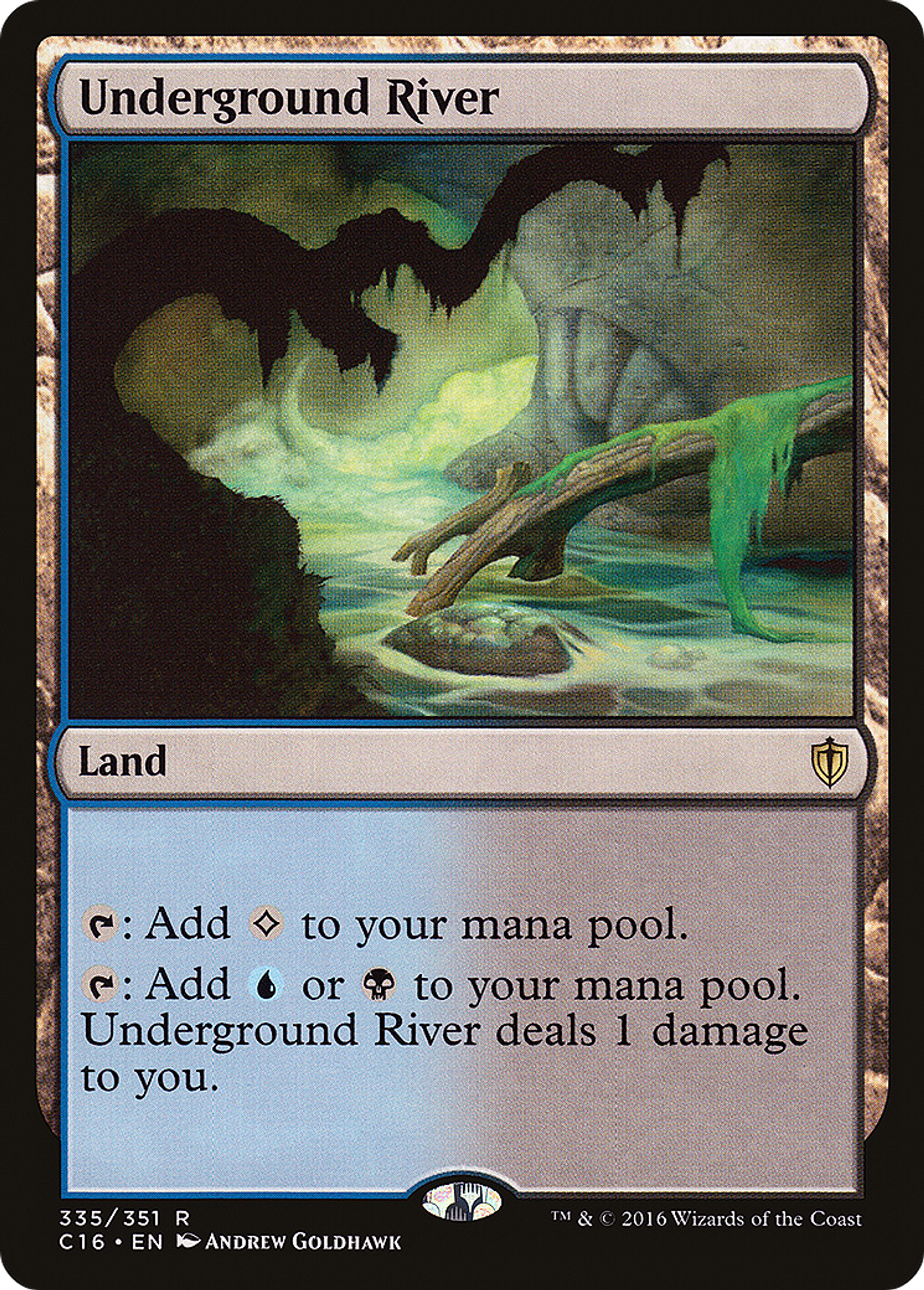Underground River — Commander 2016 — Magic: The Gathering