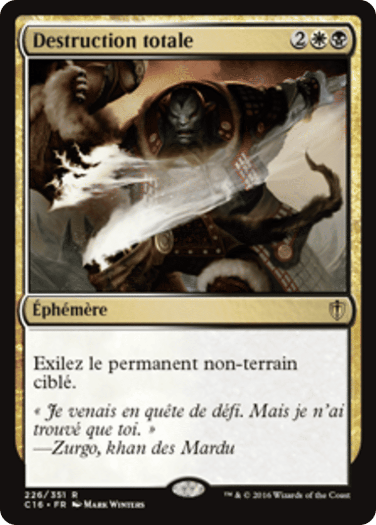 Destruction totale — Commander 2016 — Magic: The Gathering