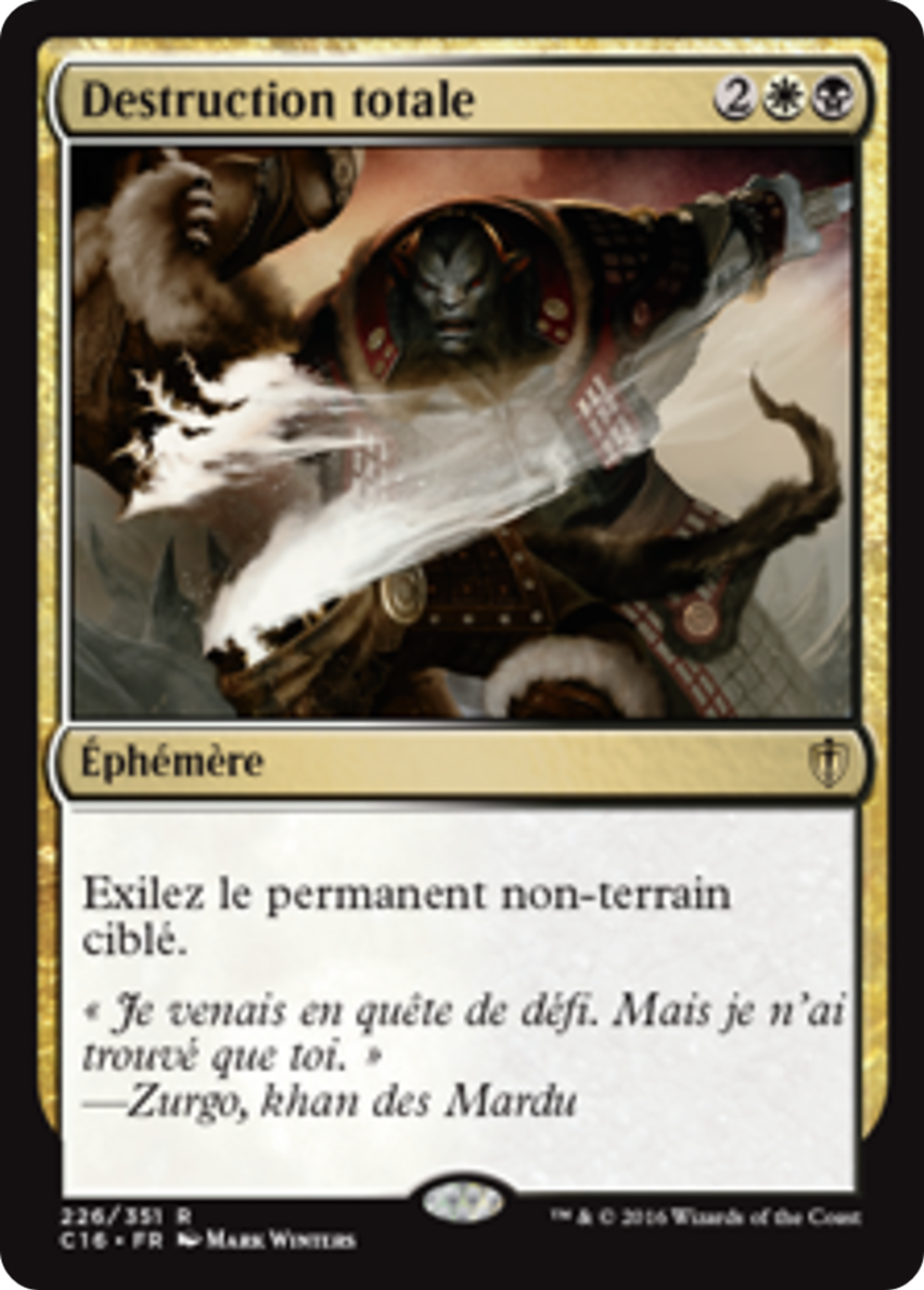 Destruction totale — Commander 2016 — Magic: The Gathering