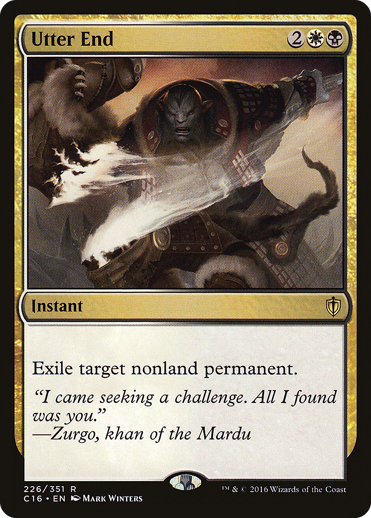 Utter End — Commander 2016 — Magic: The Gathering