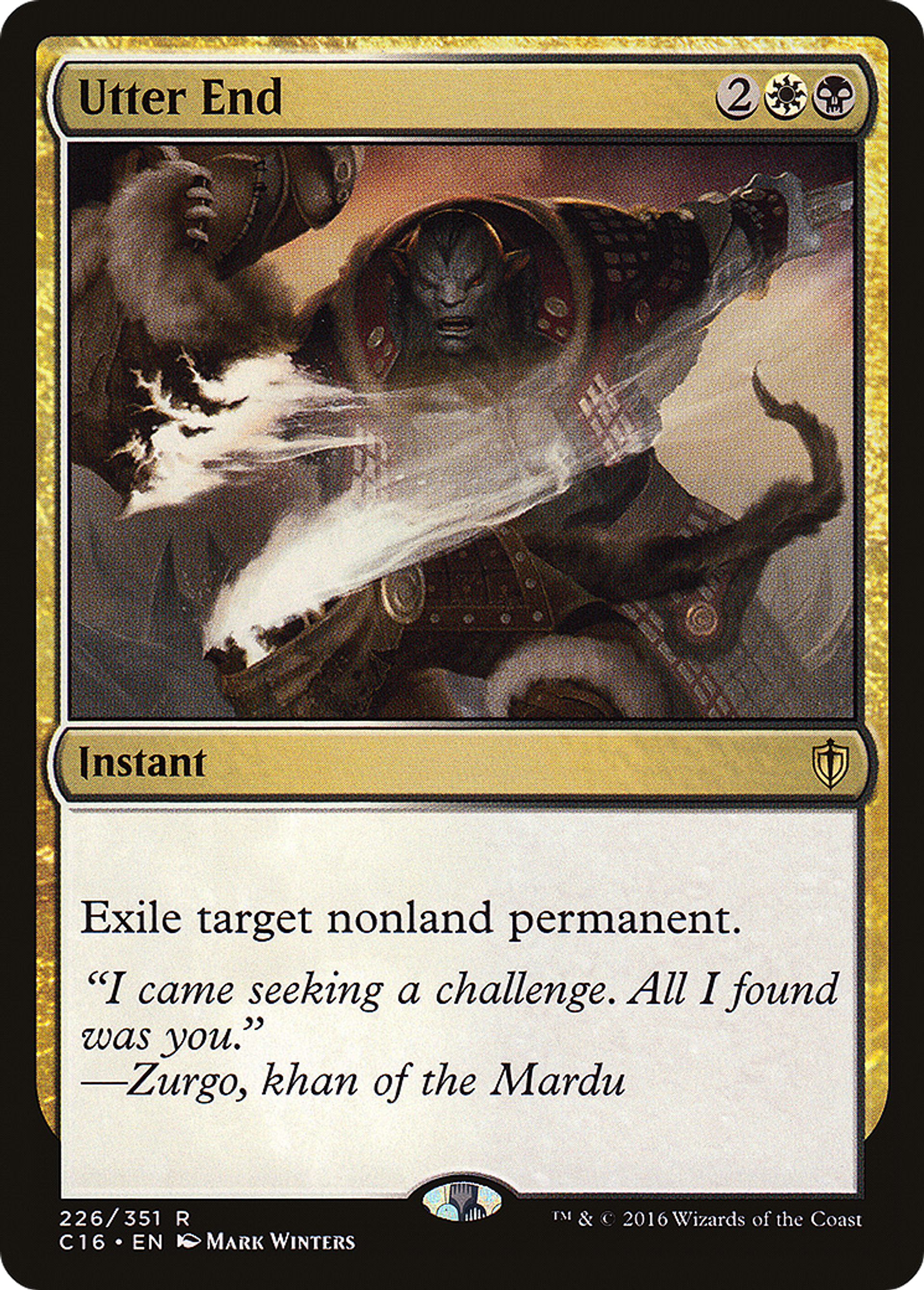 Utter End — Commander 2016 — Magic: The Gathering
