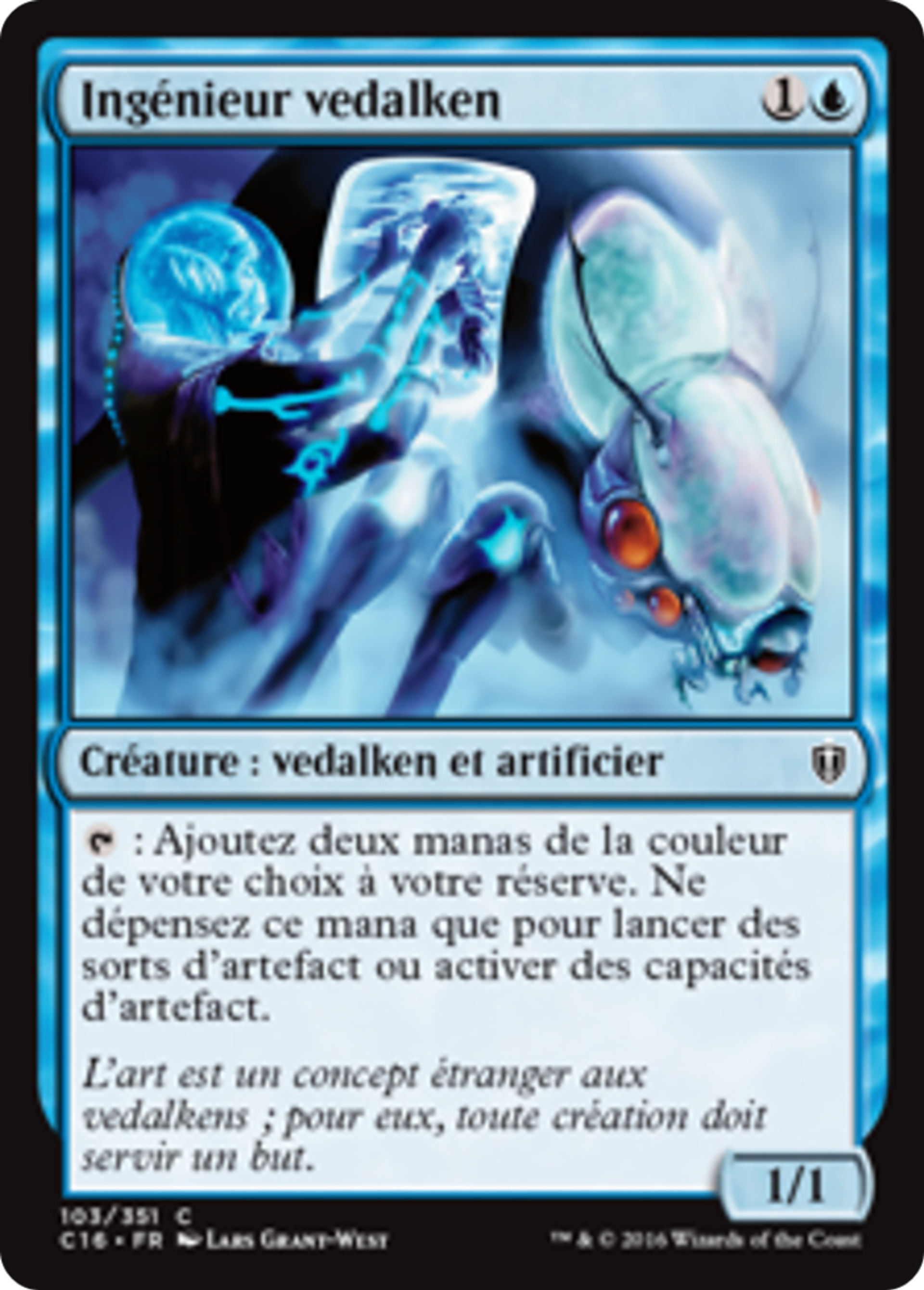 Ingénieur vedalken — Commander 2016 — Magic: The Gathering