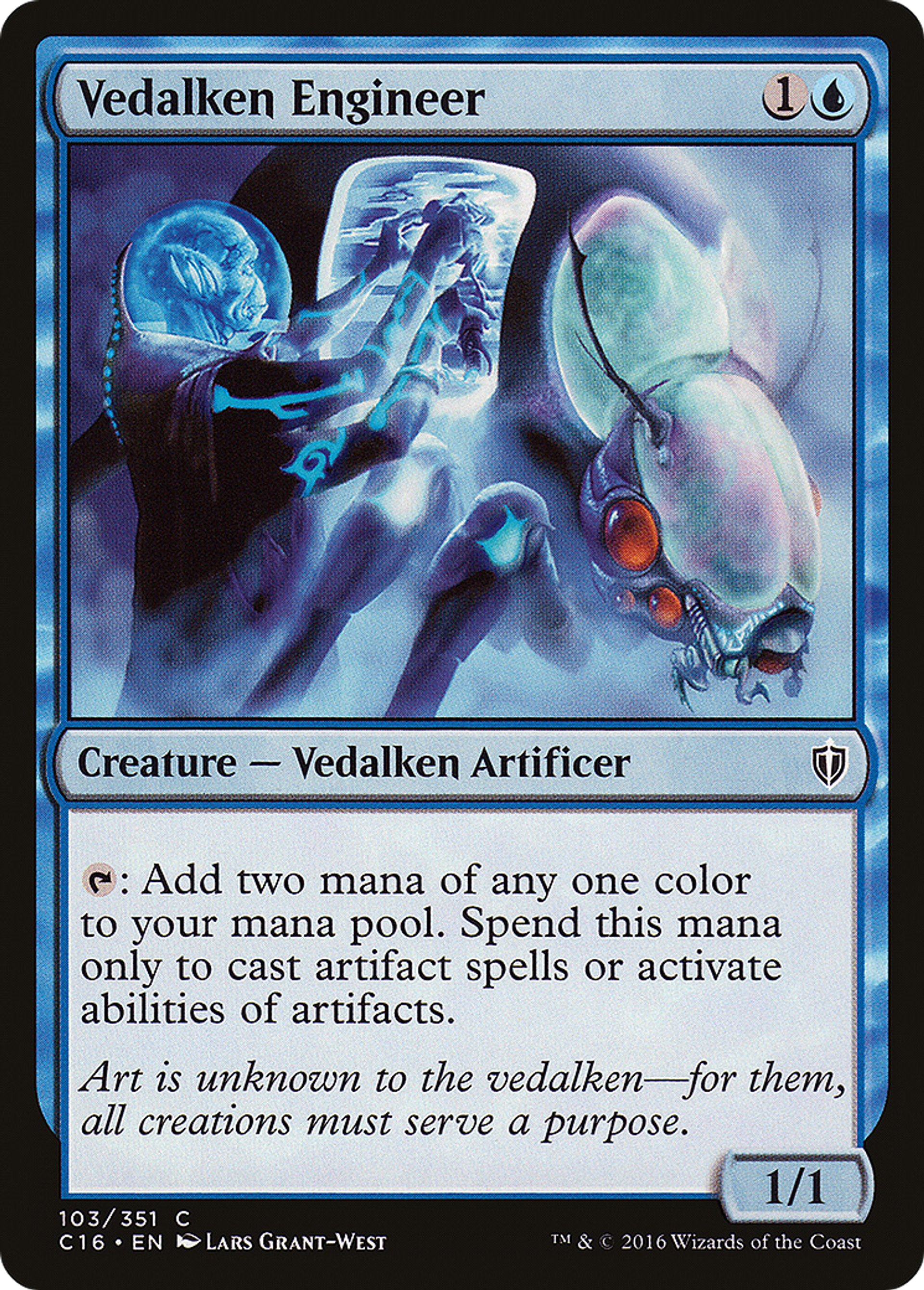 Vedalken Engineer — Commander 2016 — Magic: The Gathering