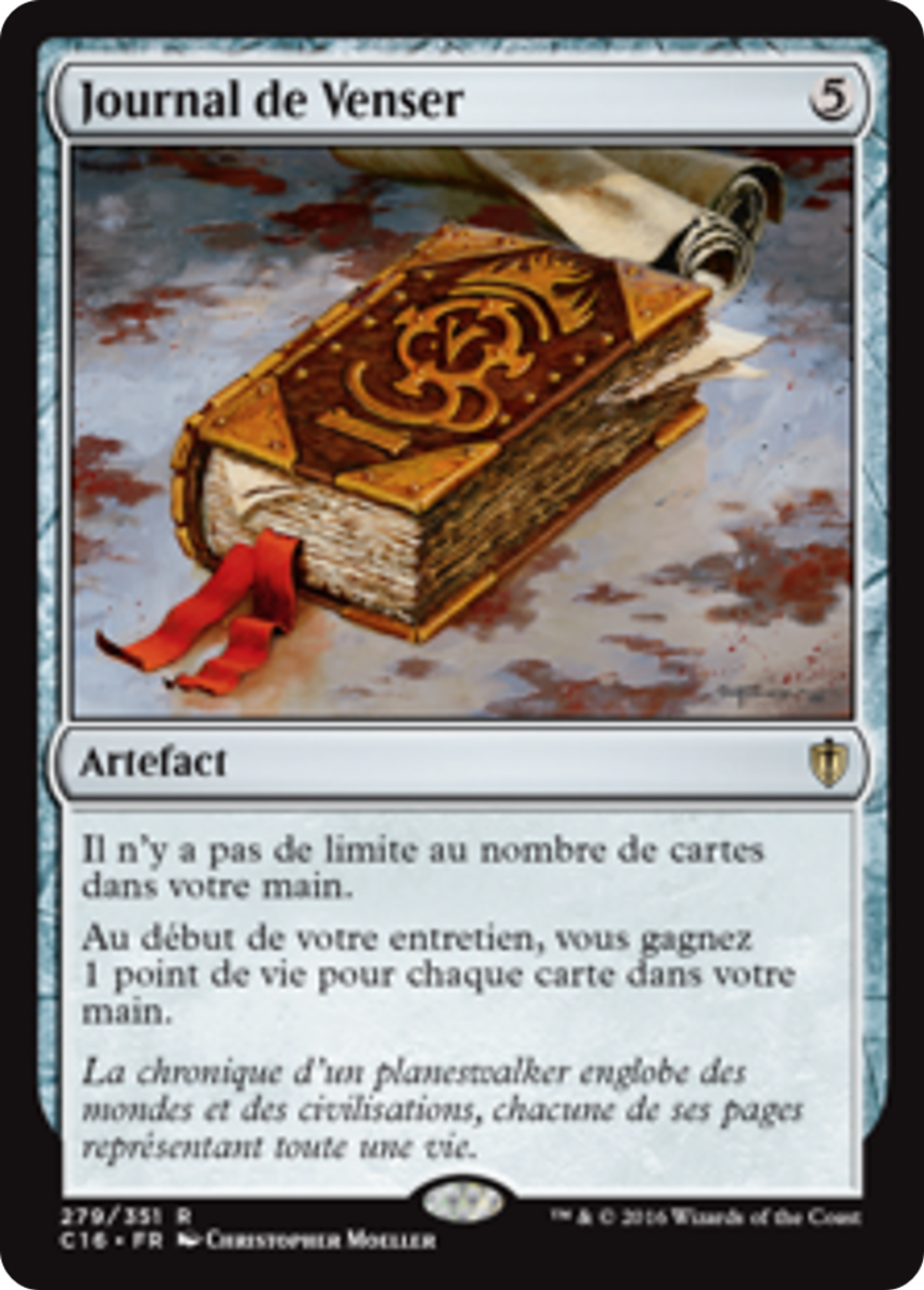 Journal de Venser — Commander 2016 — Magic: The Gathering