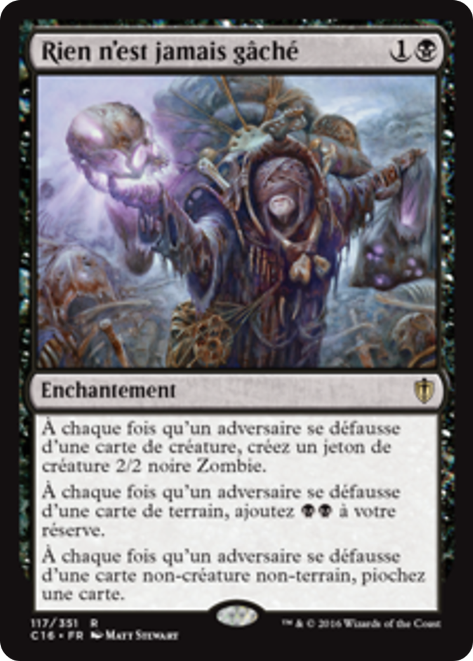 Rien n'est jamais gâché — Commander 2016 — Magic: The Gathering