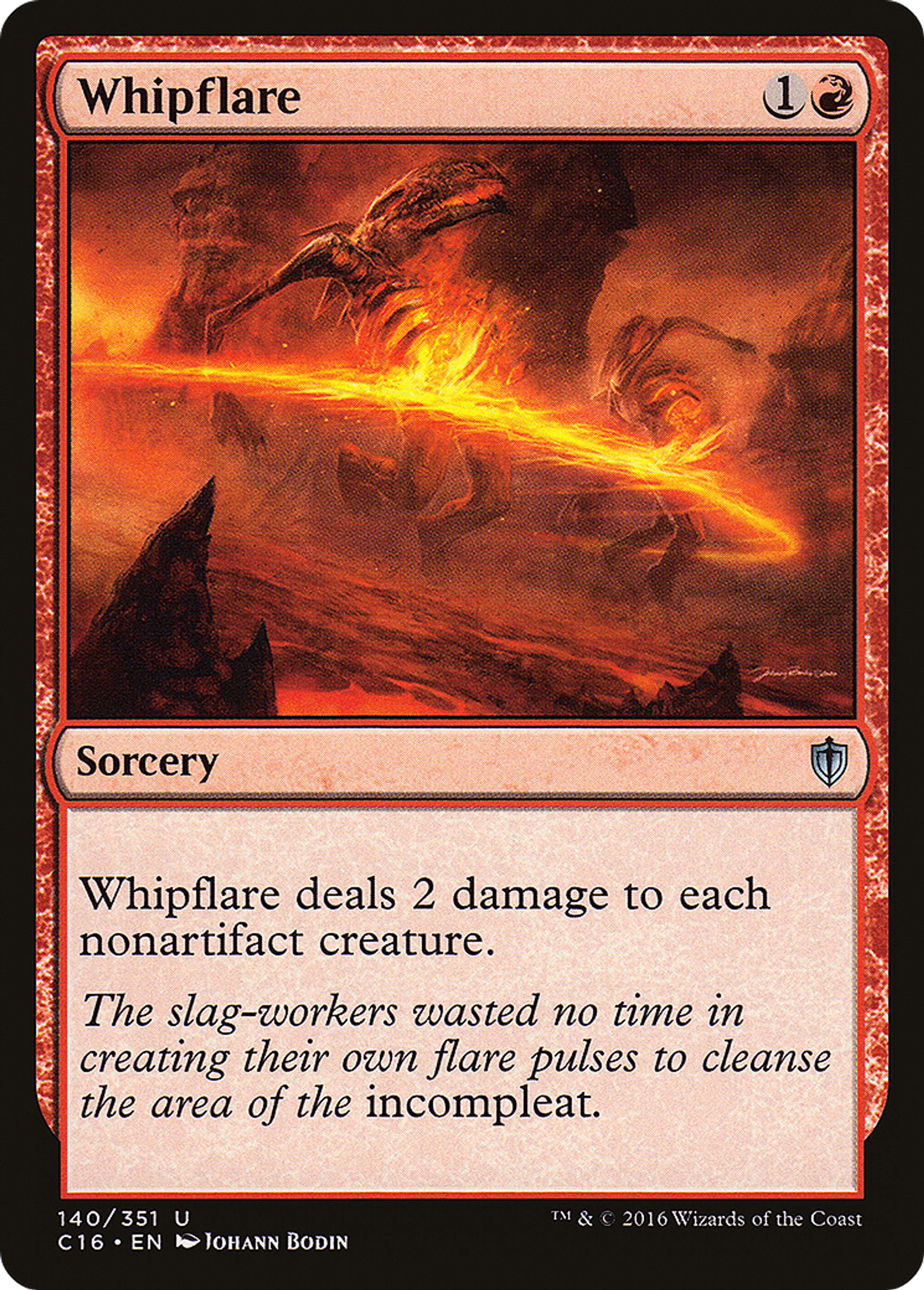 Whipflare — Commander 2016 — Magic: The Gathering