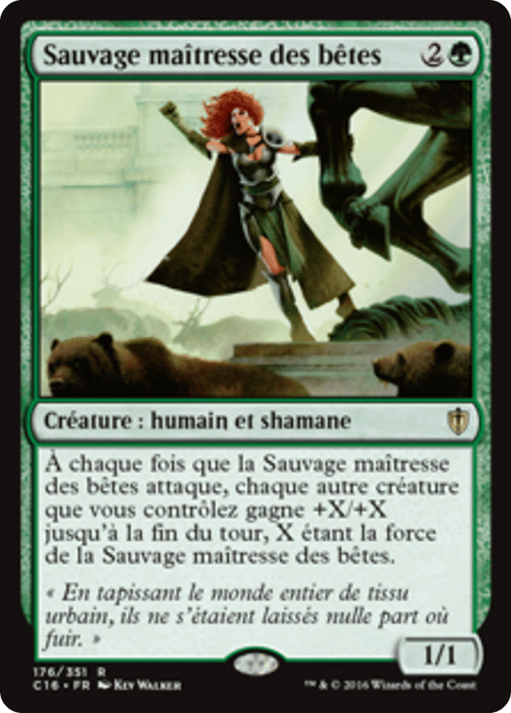 Sauvage maîtresse des bêtes — Commander 2016 — Magic: The Gathering