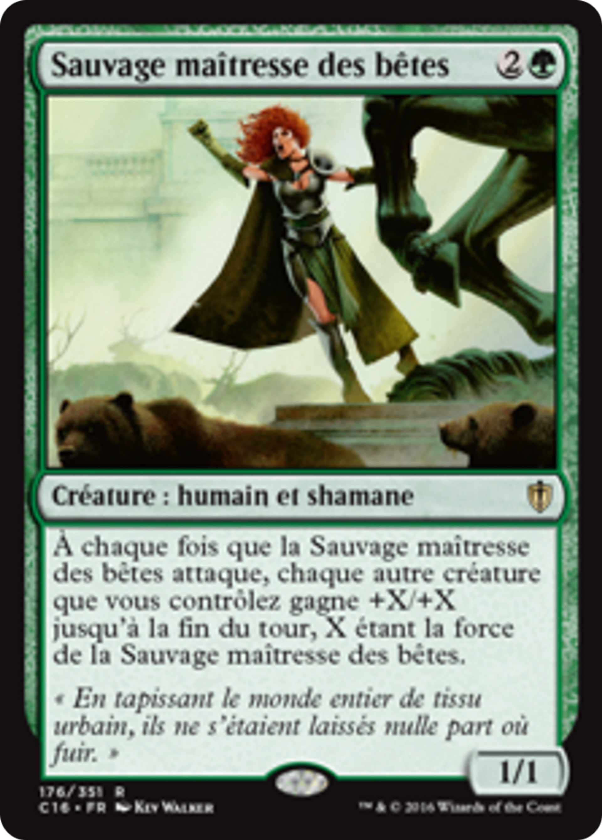 Sauvage maîtresse des bêtes — Commander 2016 — Magic: The Gathering
