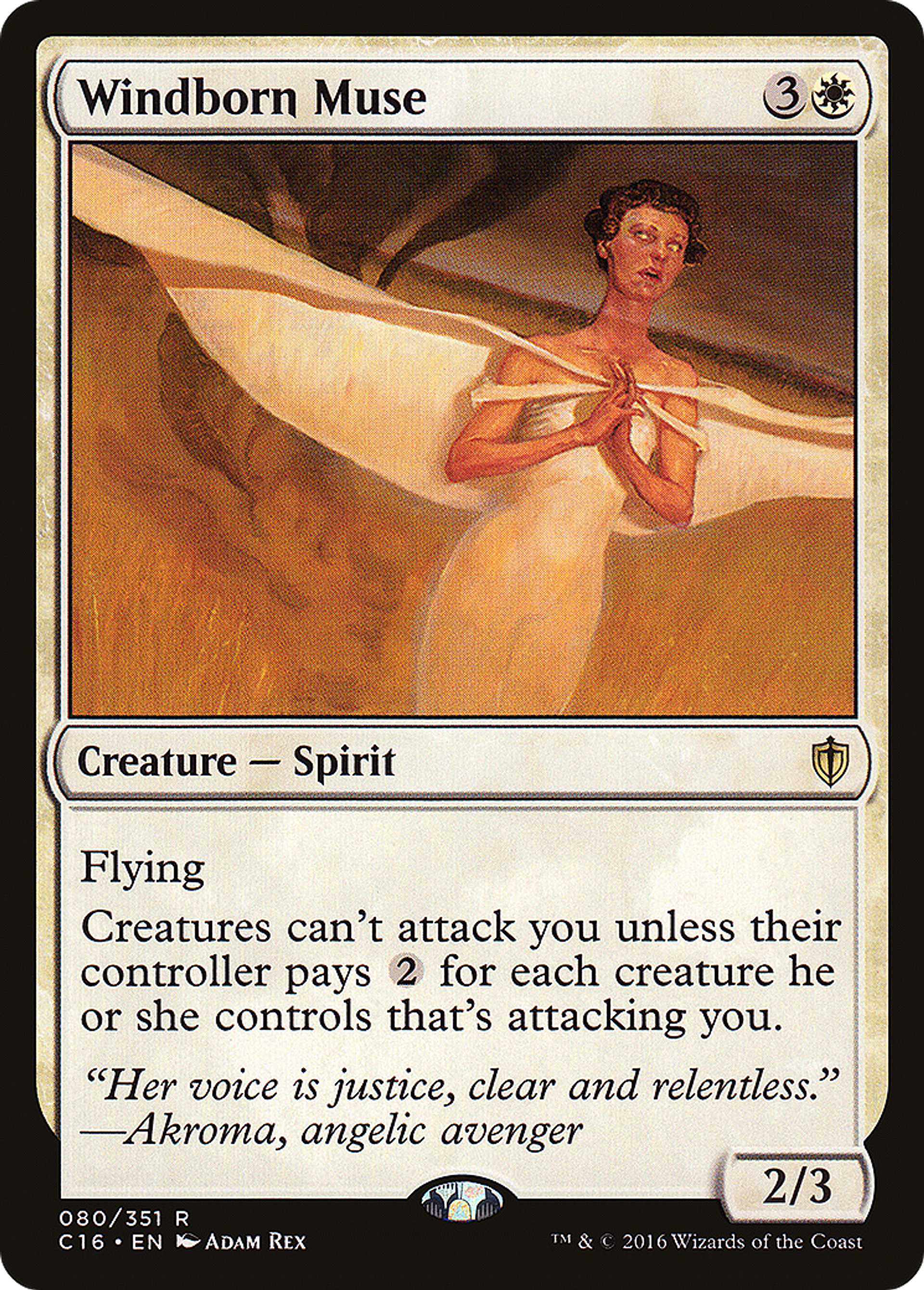 Windborn Muse — Commander 2016 — Magic: The Gathering