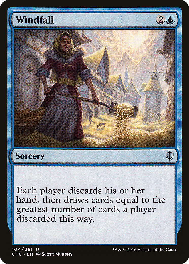 Windfall — Commander 2016 — Magic: The Gathering