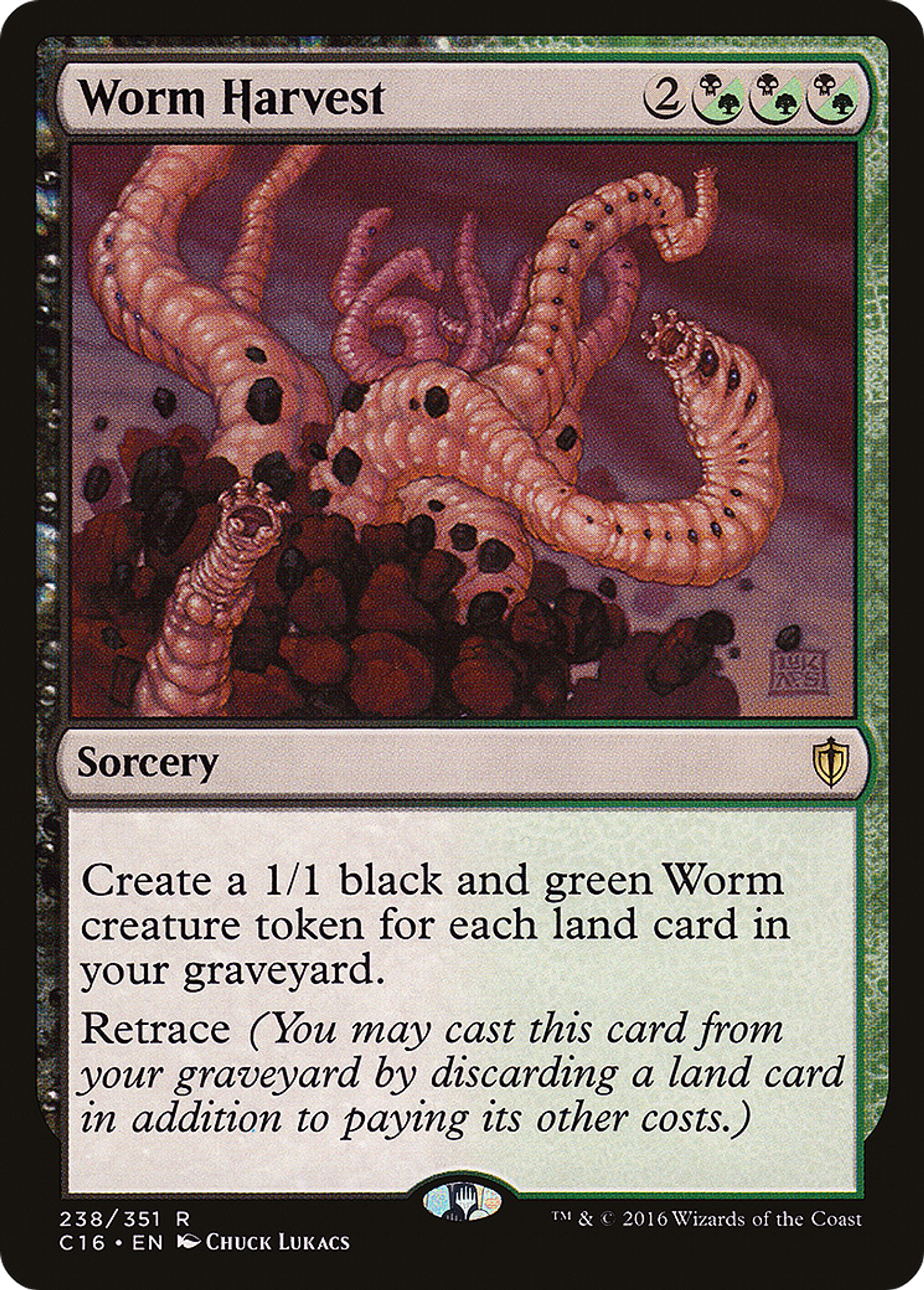 Worm Harvest — Commander 2016 — Magic: The Gathering