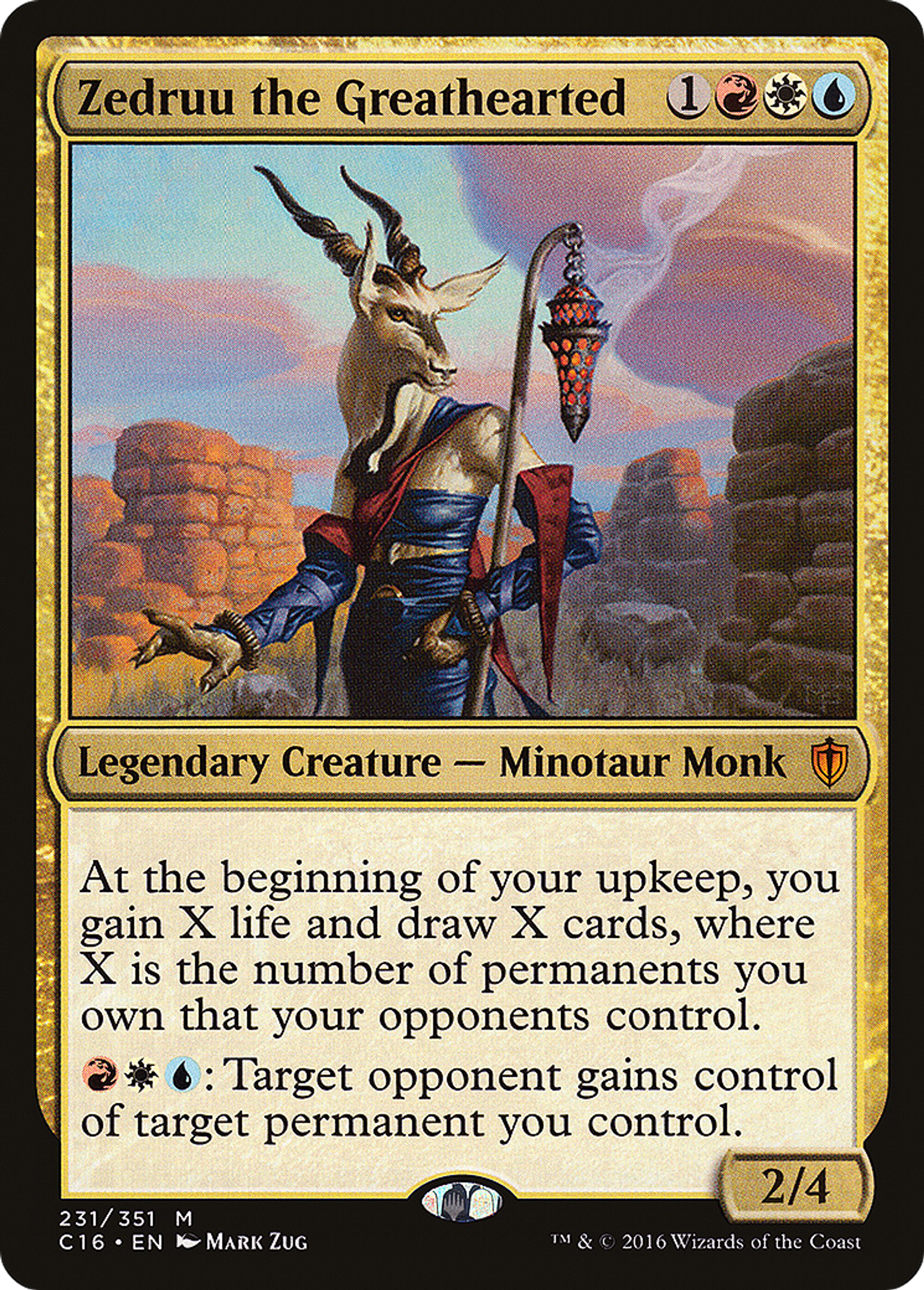 Zedruu the Greathearted — Commander 2016 — Magic: The Gathering