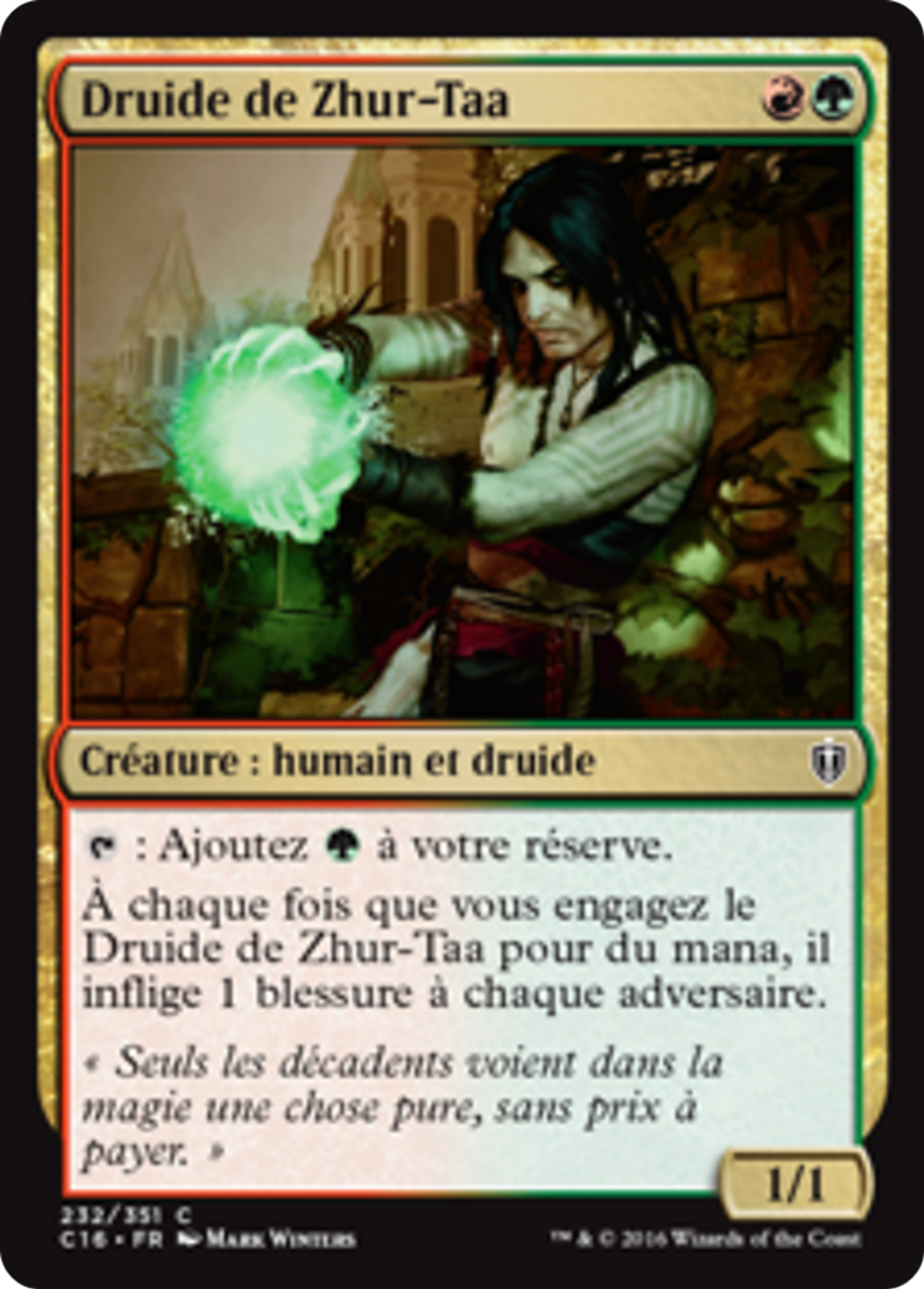 Druide de Zhur-Taa — Commander 2016 — Magic: The Gathering