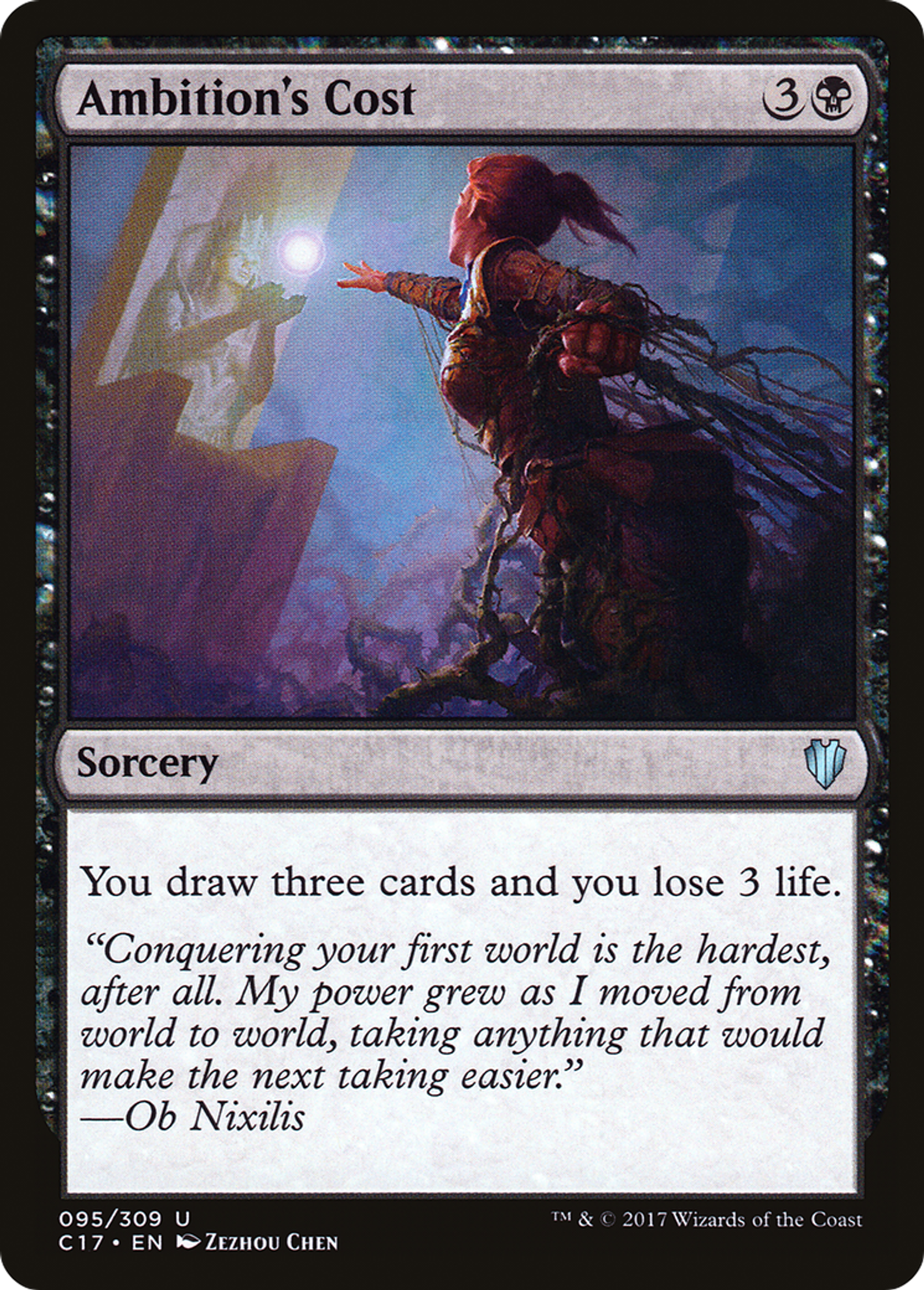 Ambition's Cost — Commander 2017 — Magic: The Gathering
