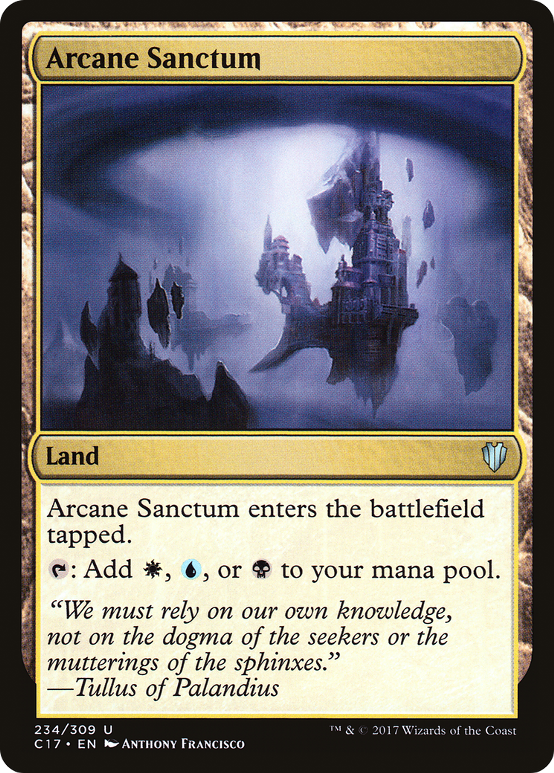 Arcane Sanctum — Commander 2017 — Magic: The Gathering