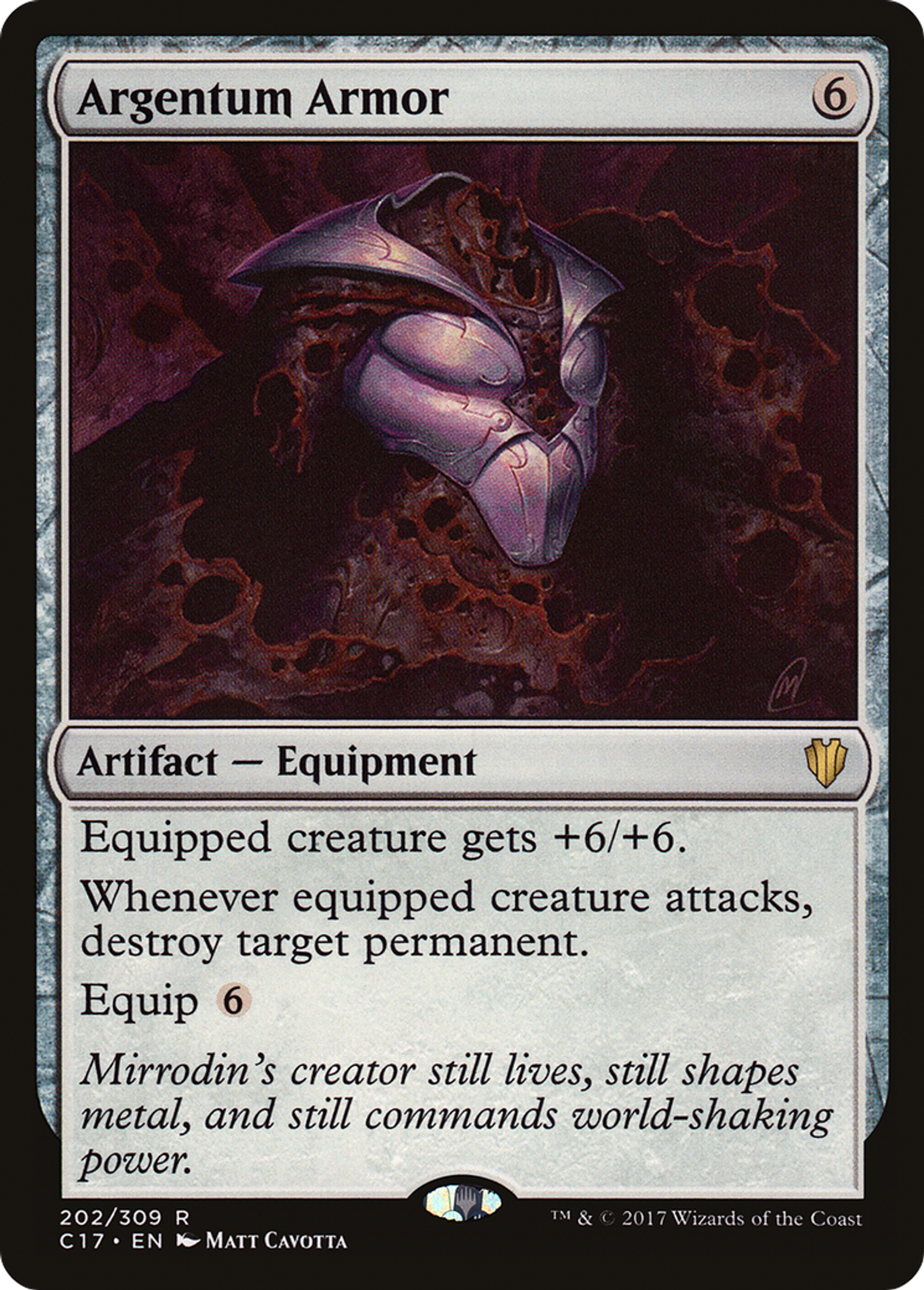 Argentum Armor — Commander 2017 — Magic: The Gathering