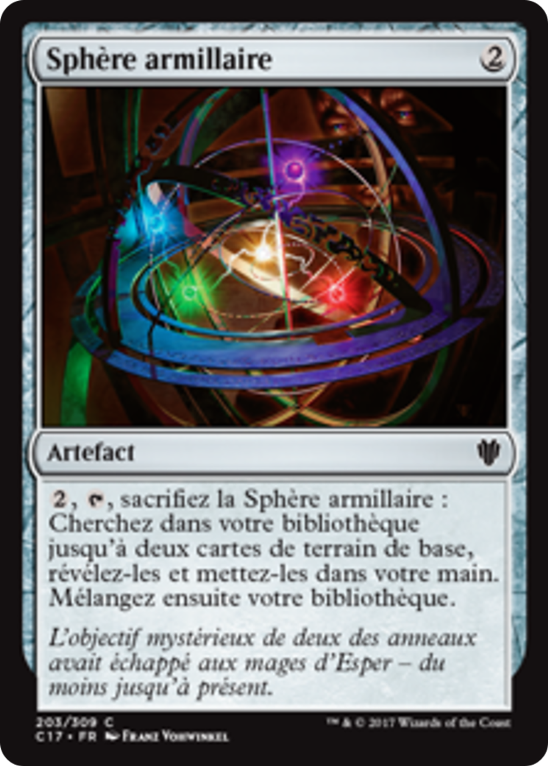 Sphère armillaire — Commander 2017 — Magic: The Gathering