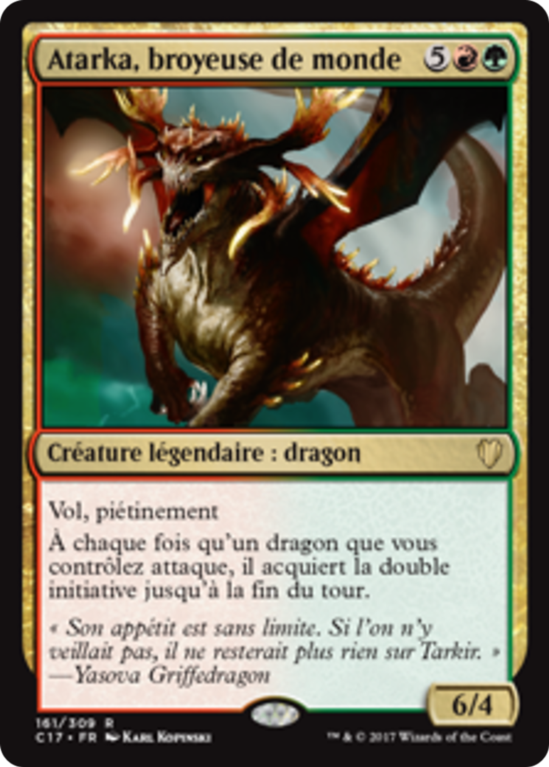 Atarka, broyeuse de monde — Commander 2017 — Magic: The Gathering