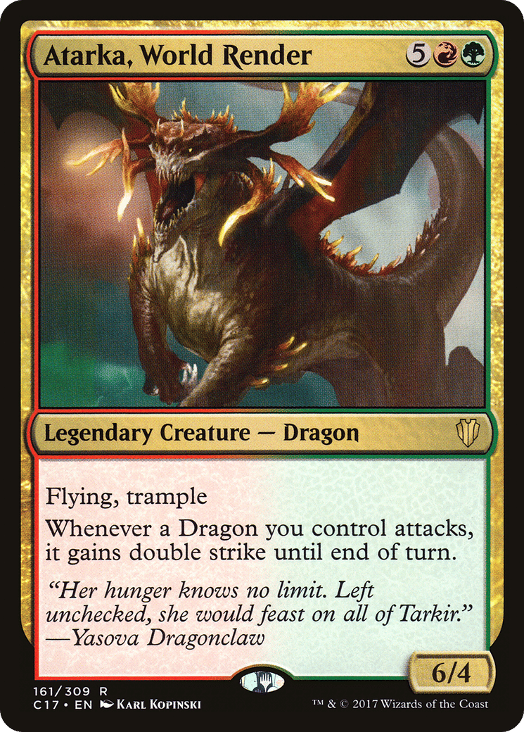 Atarka, World Render — Commander 2017 — Magic: The Gathering