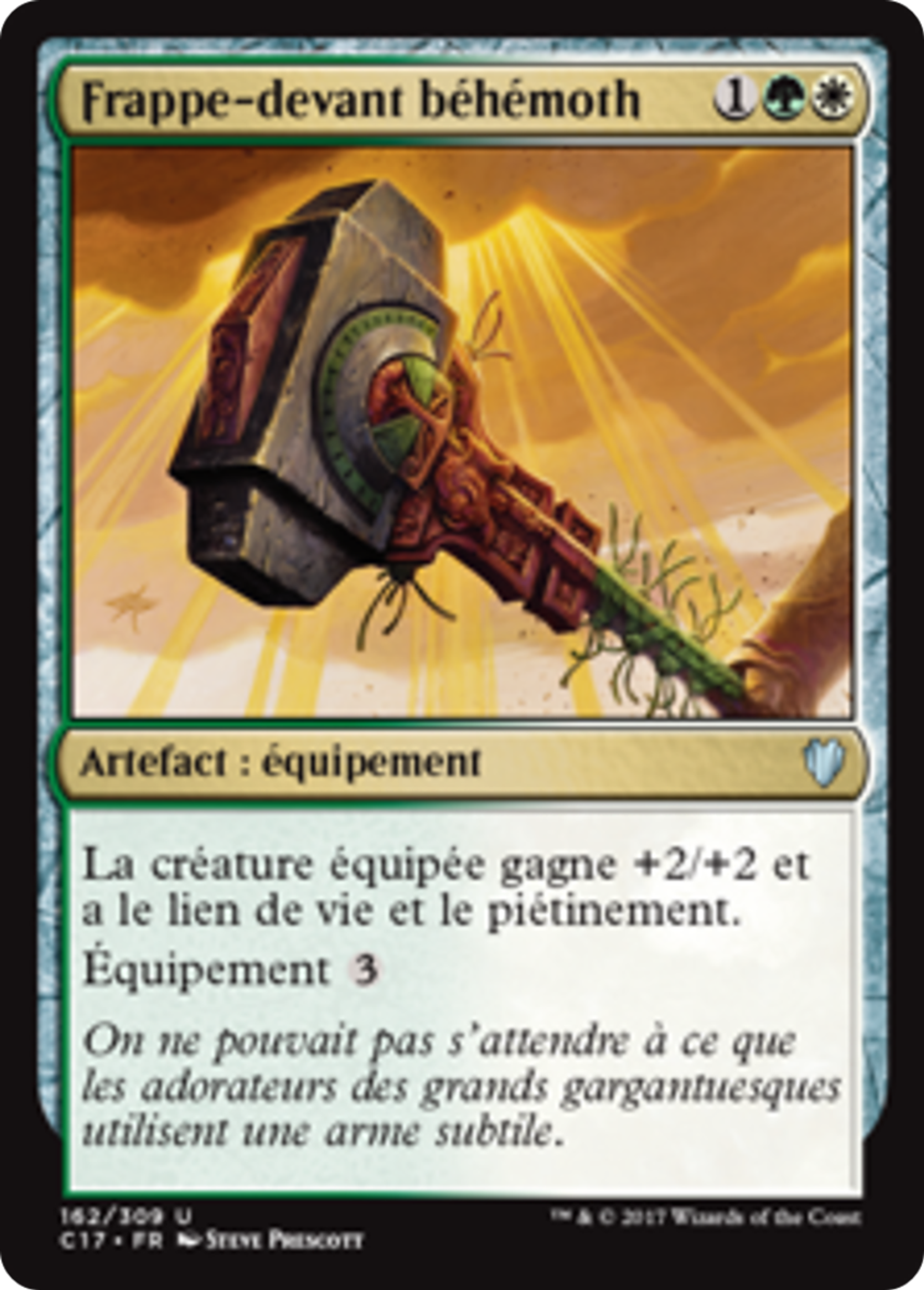 Frappe-devant béhémoth — Commander 2017 — Magic: The Gathering