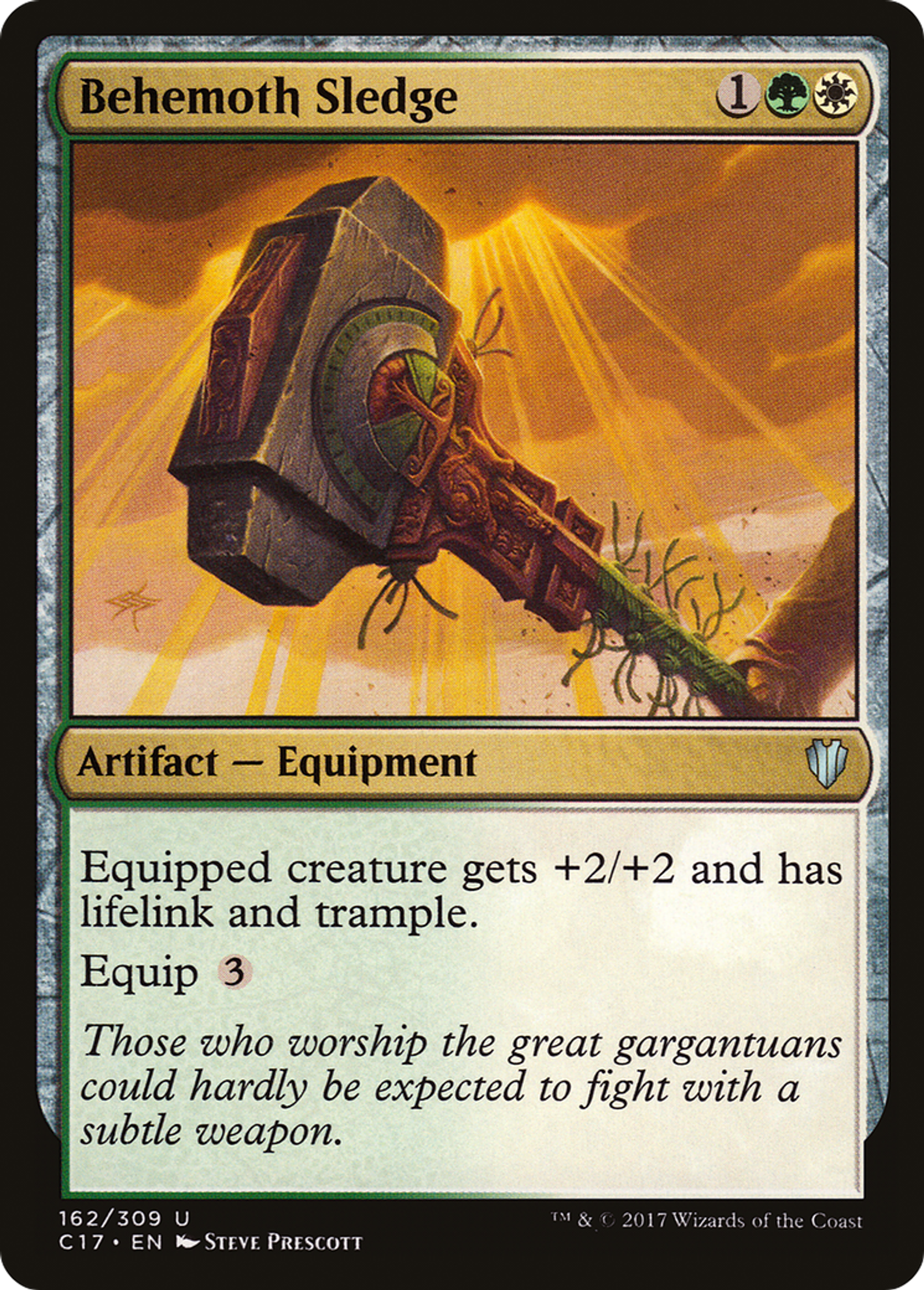 Behemoth Sledge — Commander 2017 — Magic: The Gathering