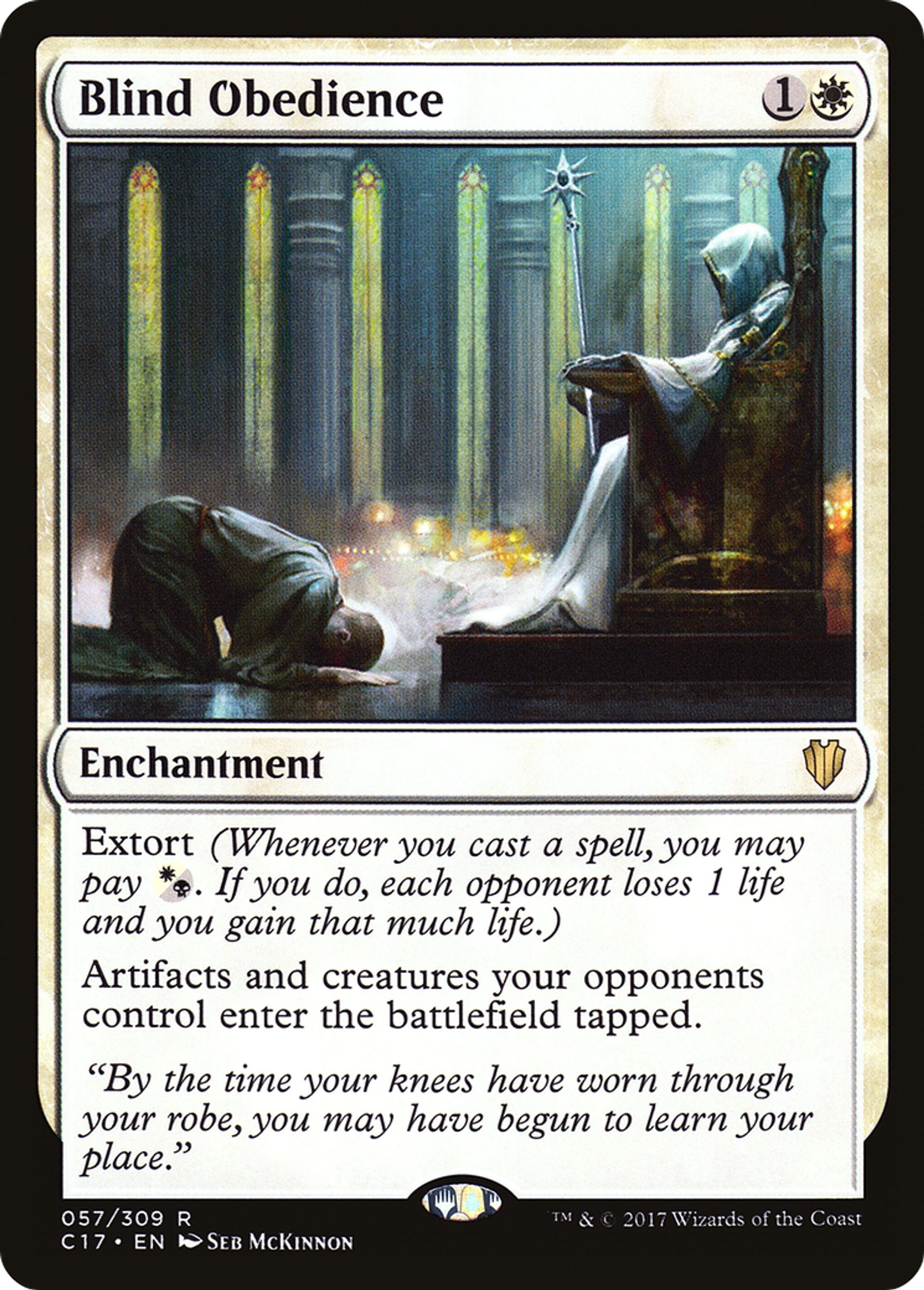 Blind Obedience — Commander 2017 — Magic: The Gathering