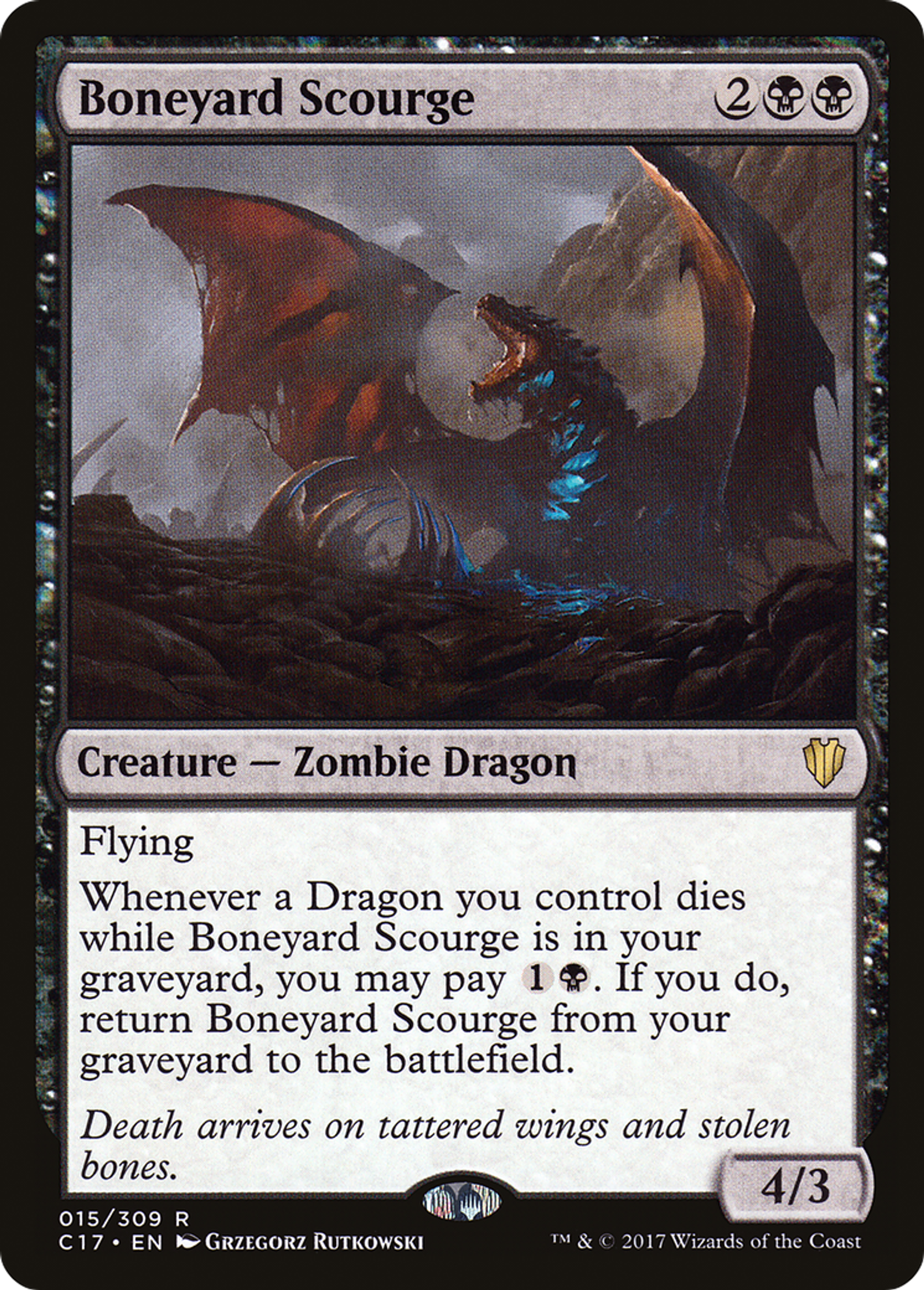 Boneyard Scourge — Commander 2017 — Magic: The Gathering