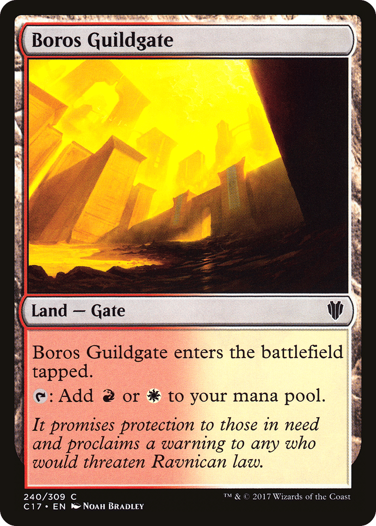 Boros Guildgate — Commander 2017 — Magic: The Gathering