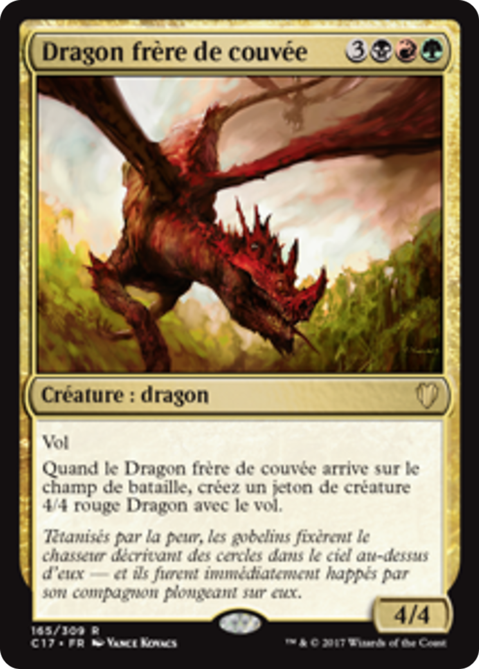 Dragon frère de couvée — Commander 2017 — Magic: The Gathering