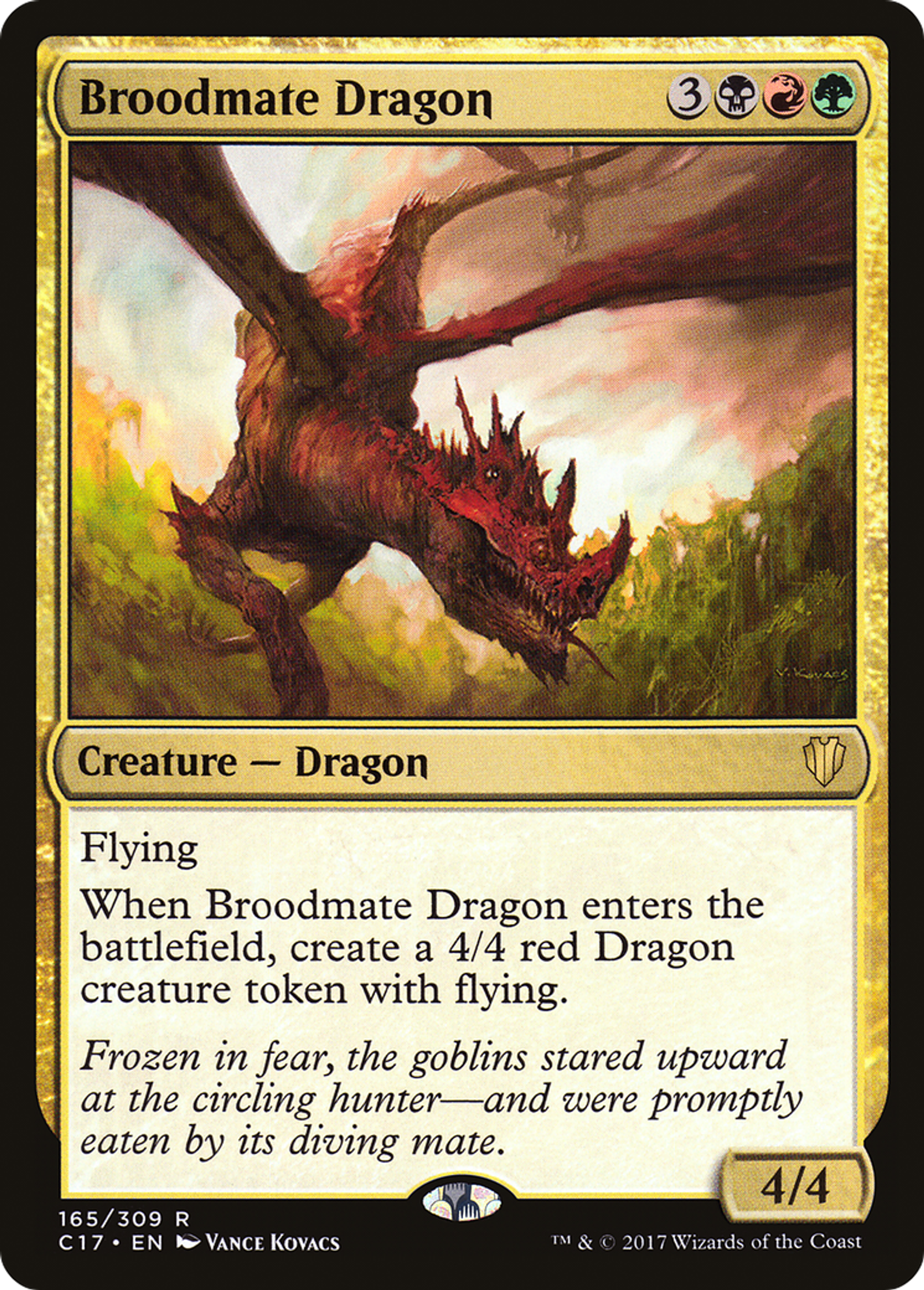 Broodmate Dragon — Commander 2017 — Magic: The Gathering