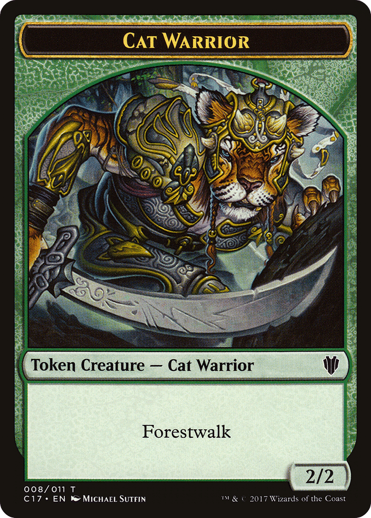 Cat Warrior — Commander 2017 — Magic: The Gathering