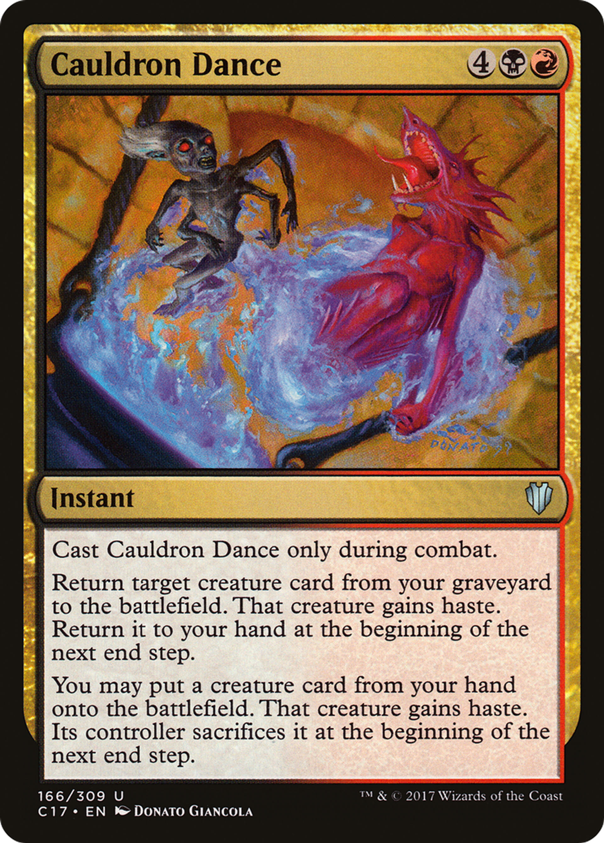 Cauldron Dance — Commander 2017 — Magic: The Gathering