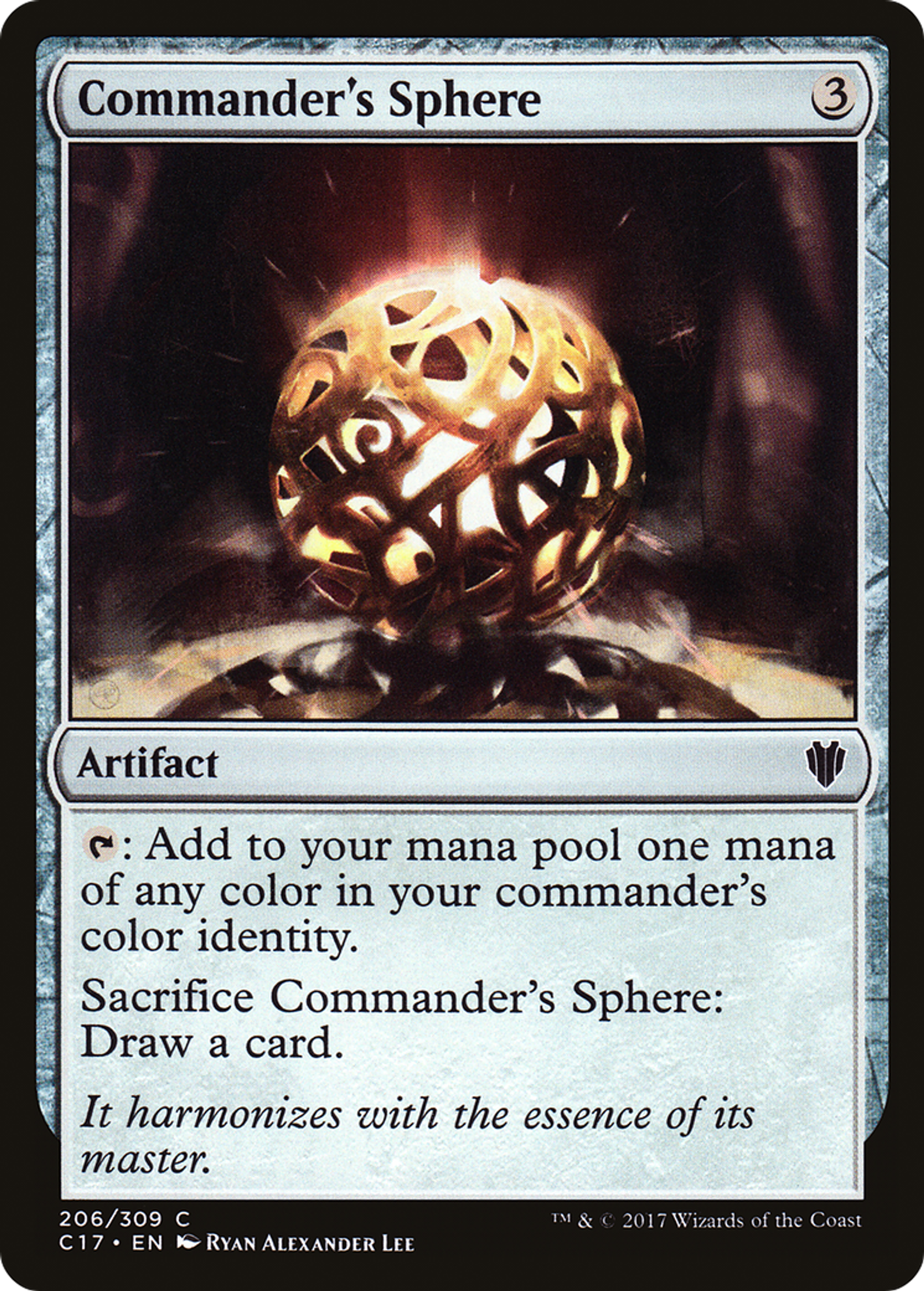 Commander's Sphere — Commander 2017 — Magic: The Gathering