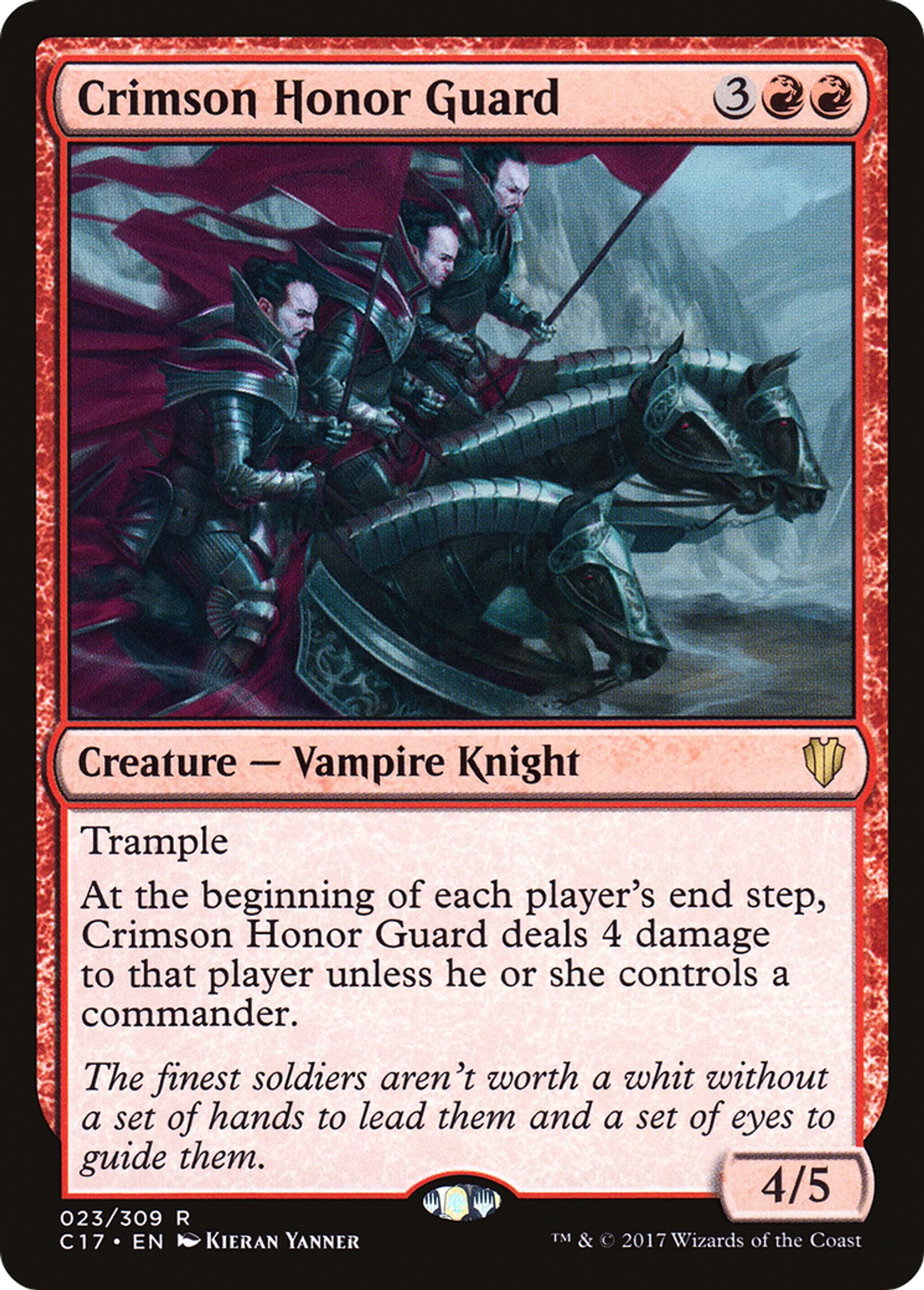 Crimson Honor Guard — Commander 2017 — Magic: The Gathering