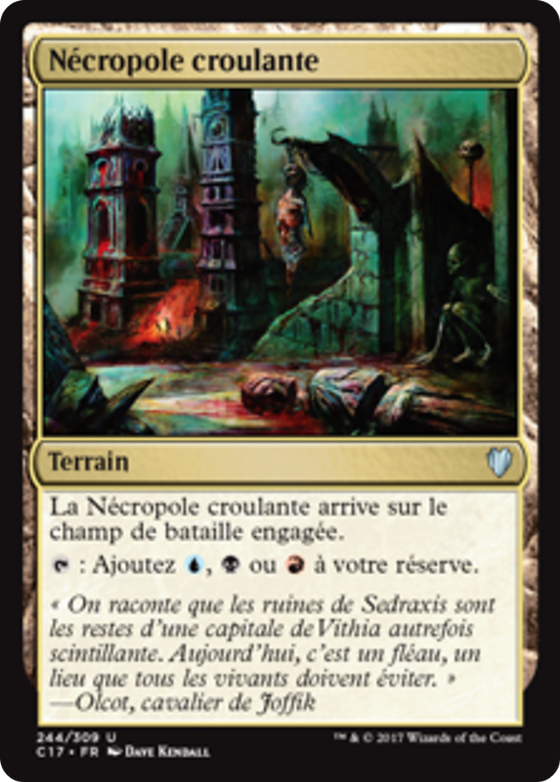 Nécropole croulante — Commander 2017 — Magic: The Gathering
