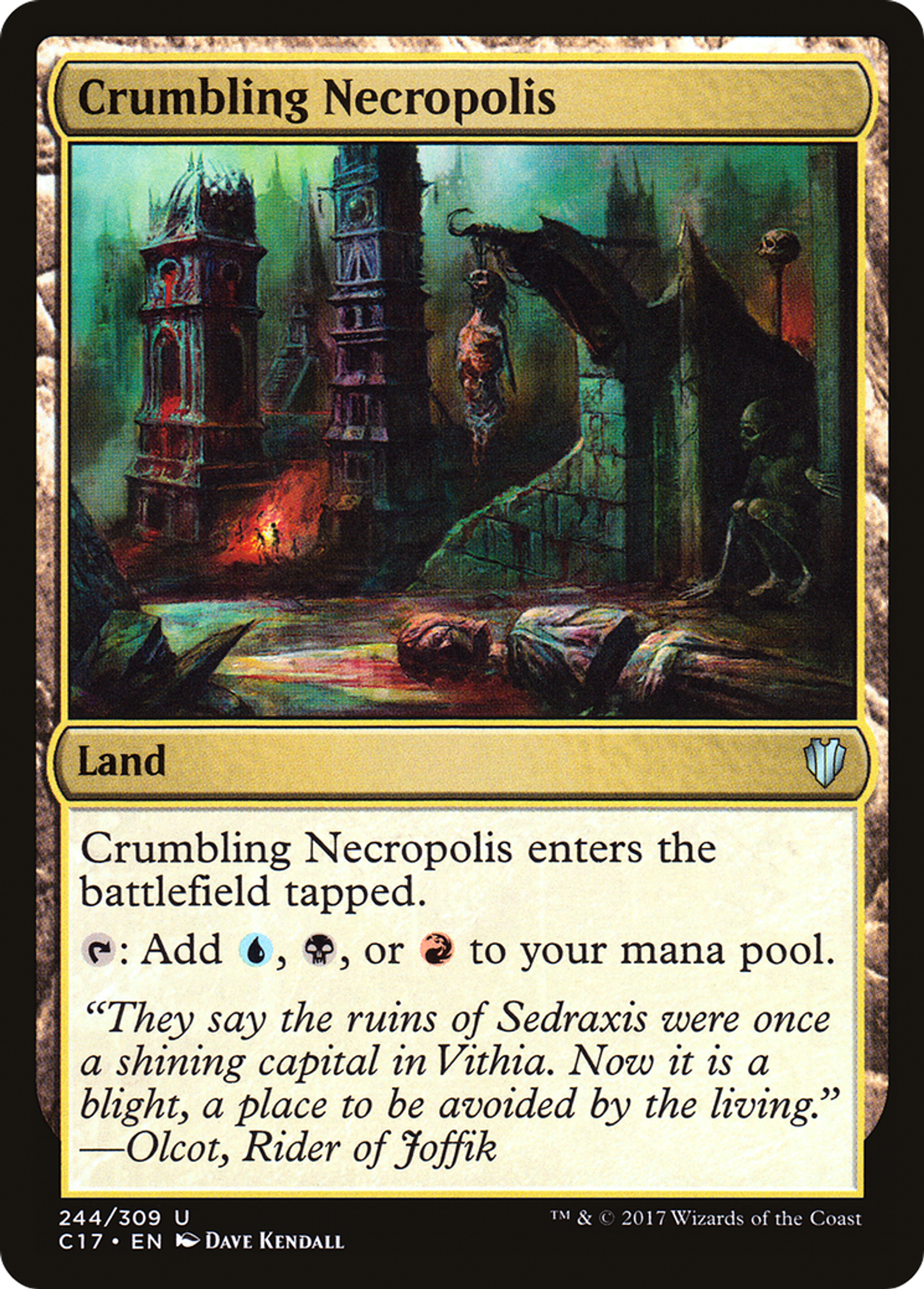 Crumbling Necropolis — Commander 2017 — Magic: The Gathering