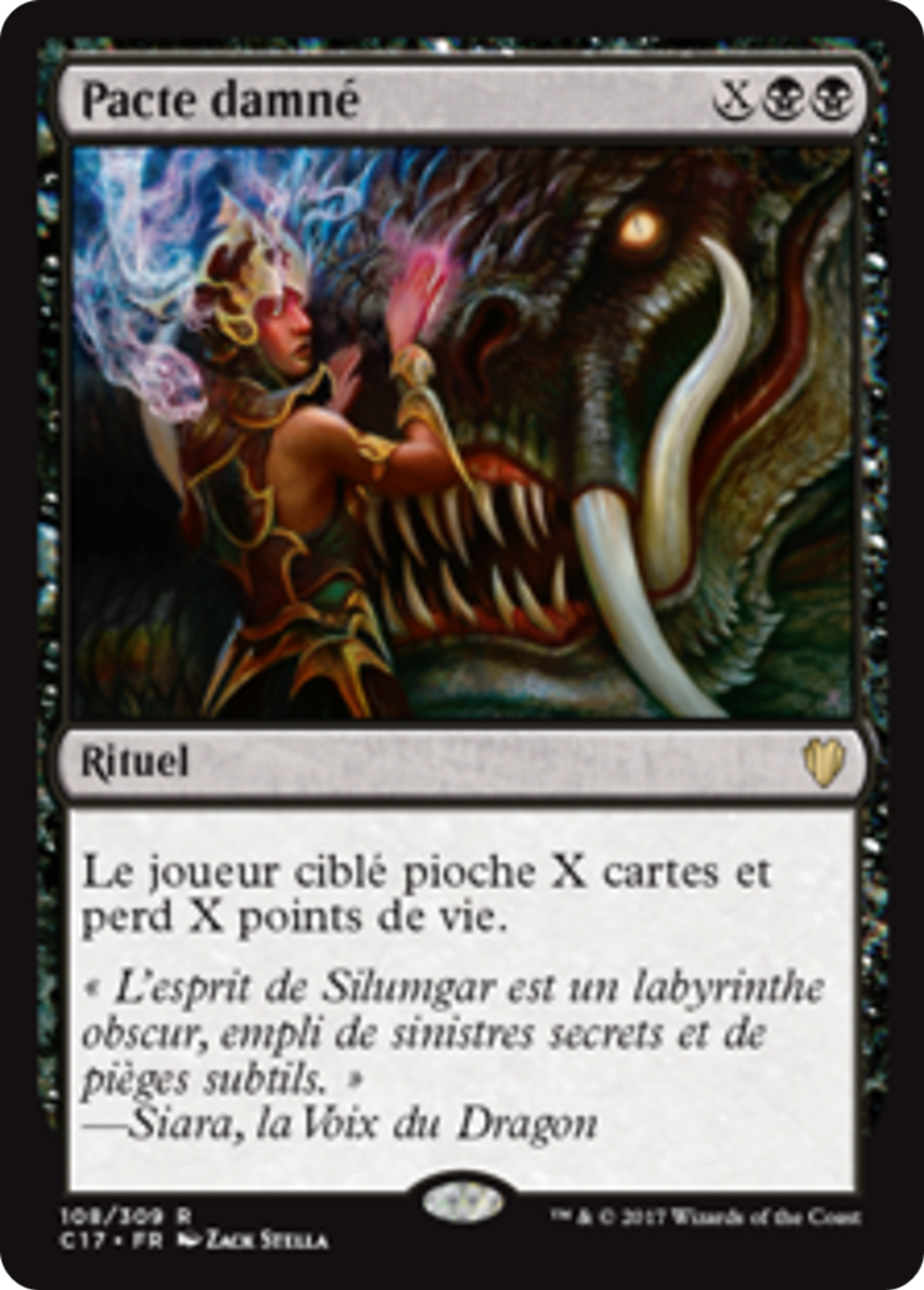Pacte damné — Commander 2017 — Magic: The Gathering